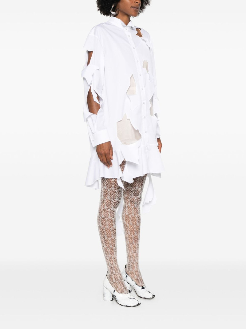 cut out-detail shirt dress 3