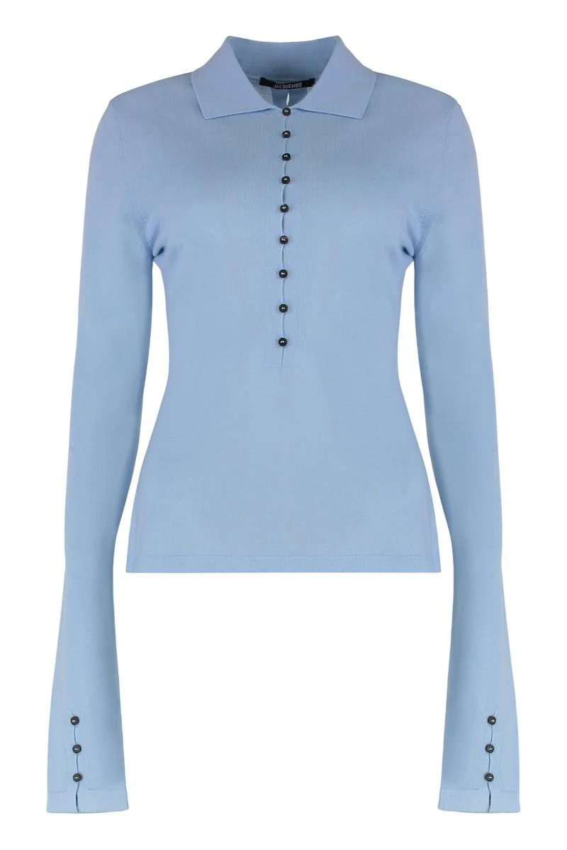 Jacquemus Long Sleeve Knit Top - 1