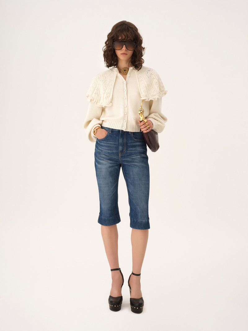 Chloé CAPE CARDIGAN IN A WOOL & CASHMERE KNIT outlook