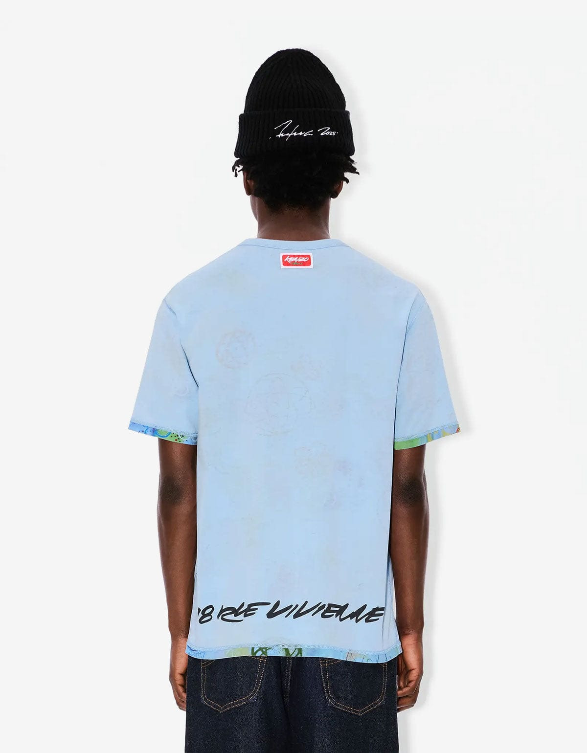Kenzo x Futura 2000 Blue Reversible T-Shirt - 4