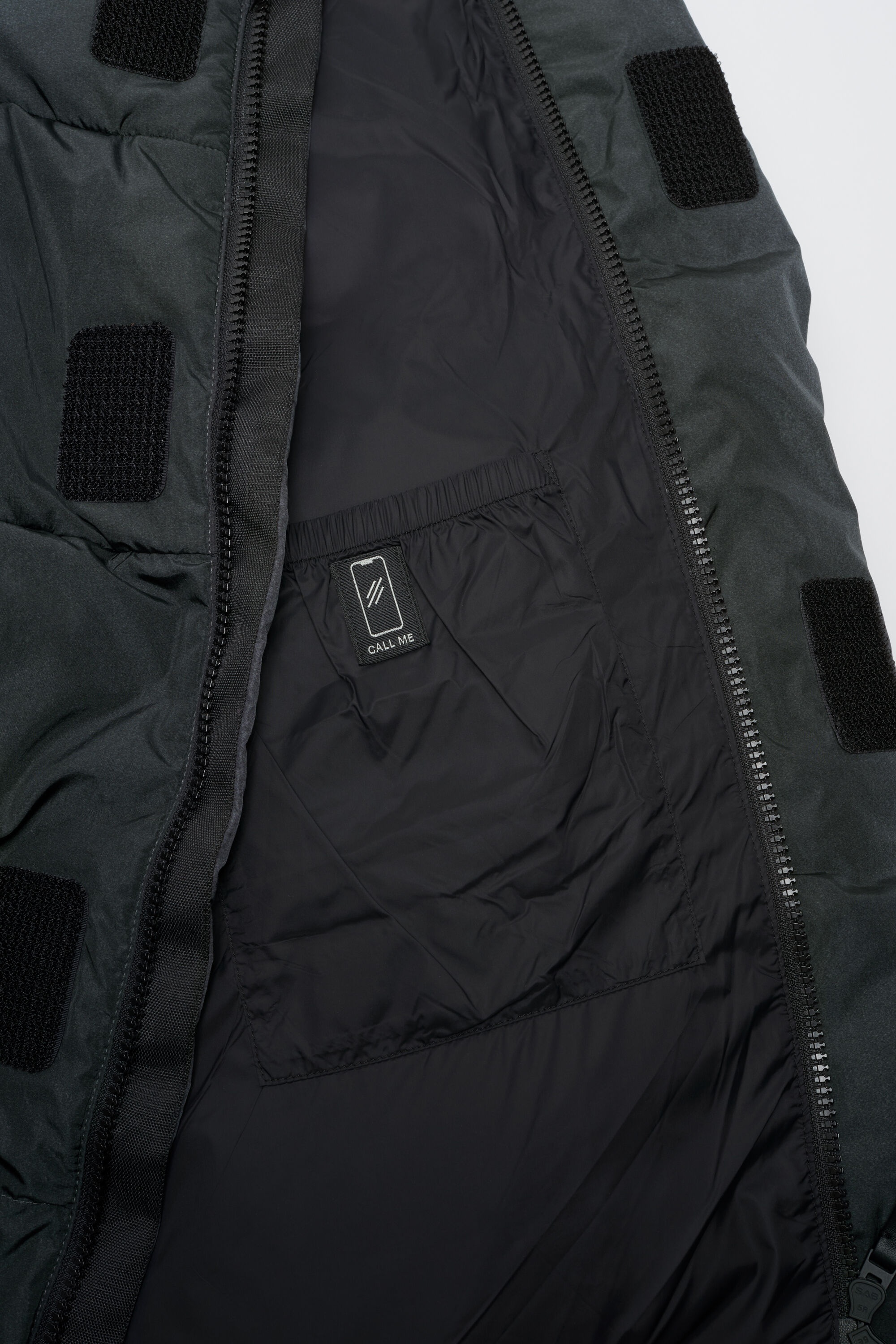 Puffer jacket sprayed - Black - 6