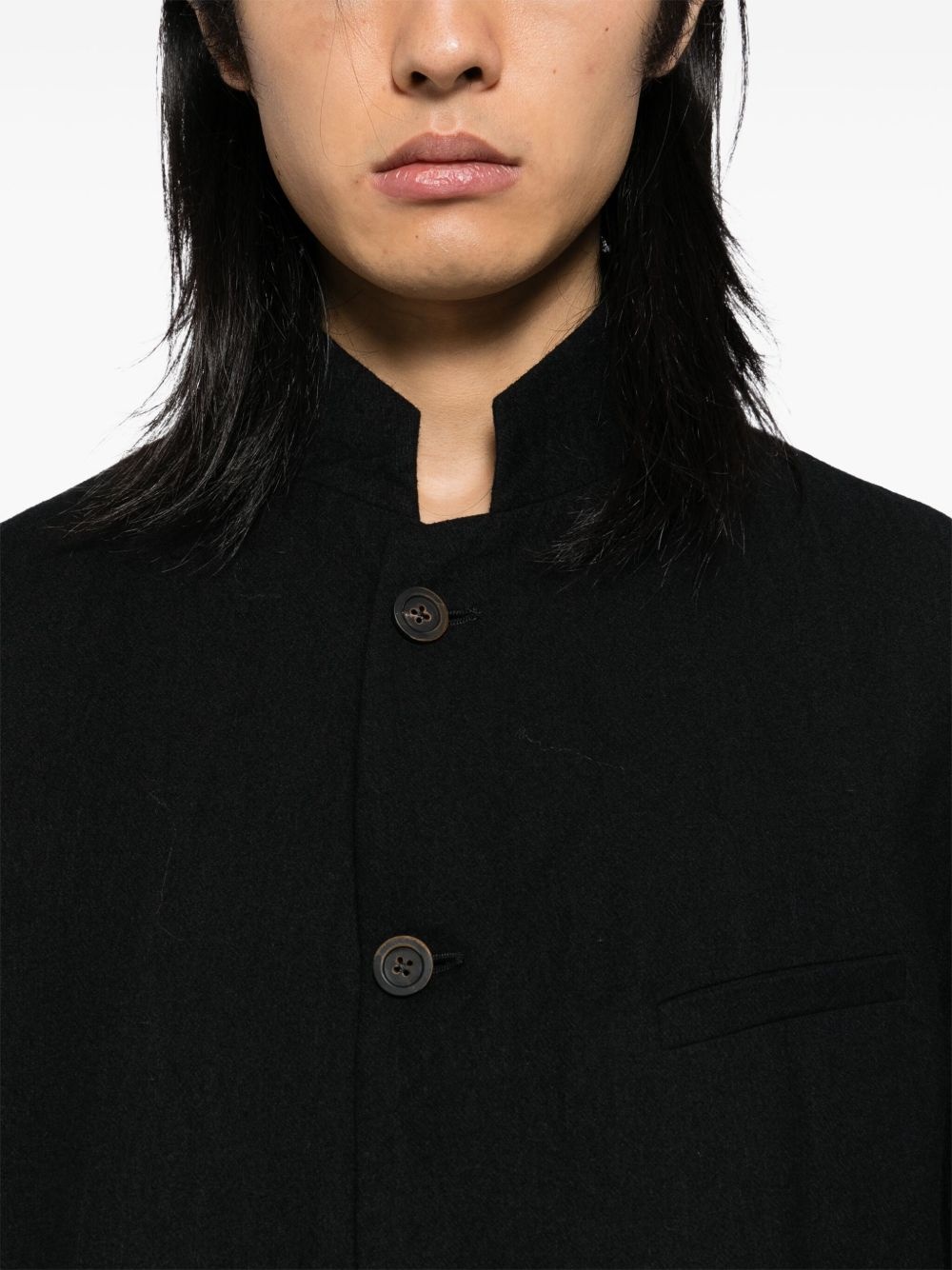 camp-collar shirt jacket - 5