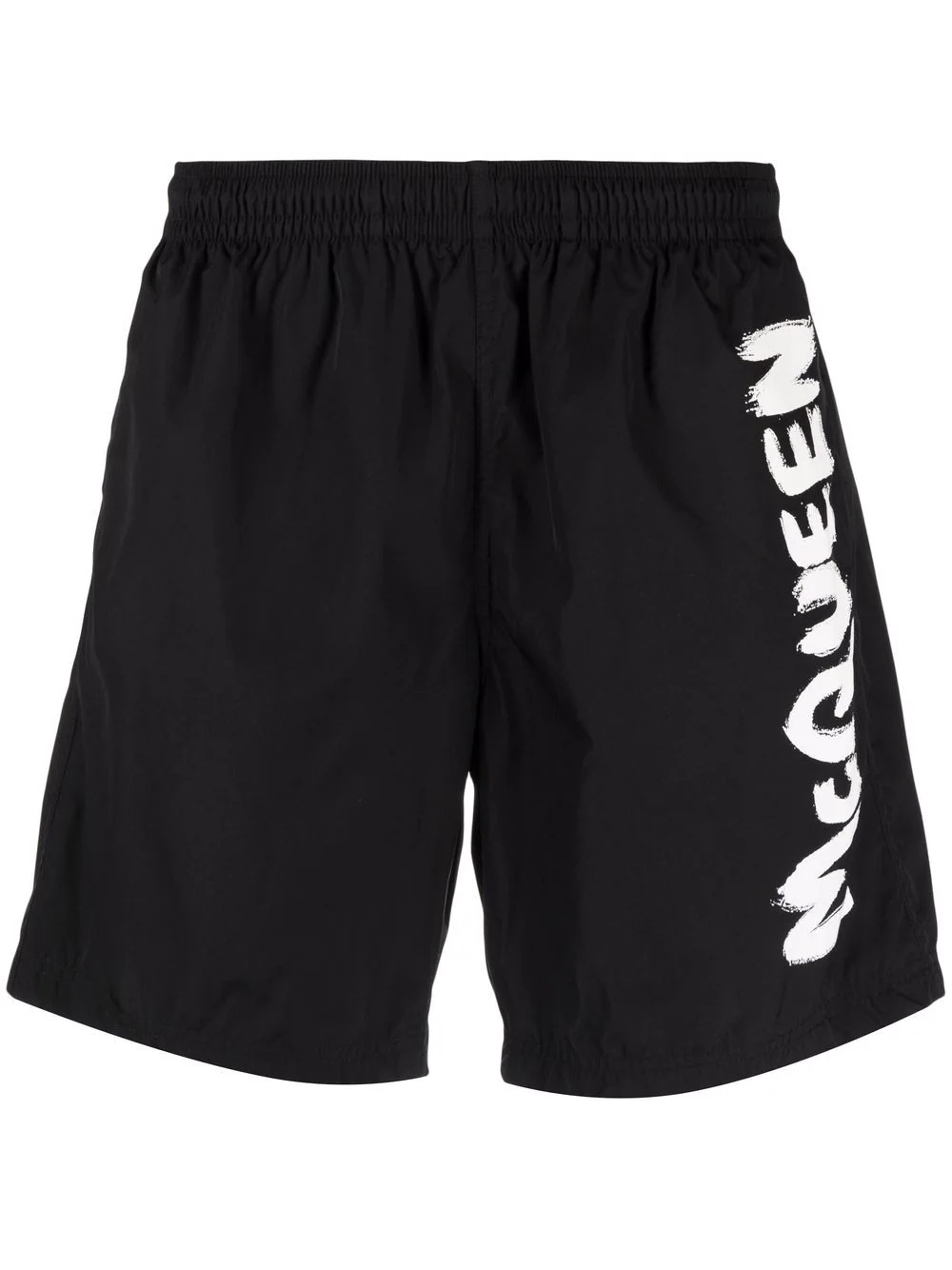 logo-print swim shorts - 1