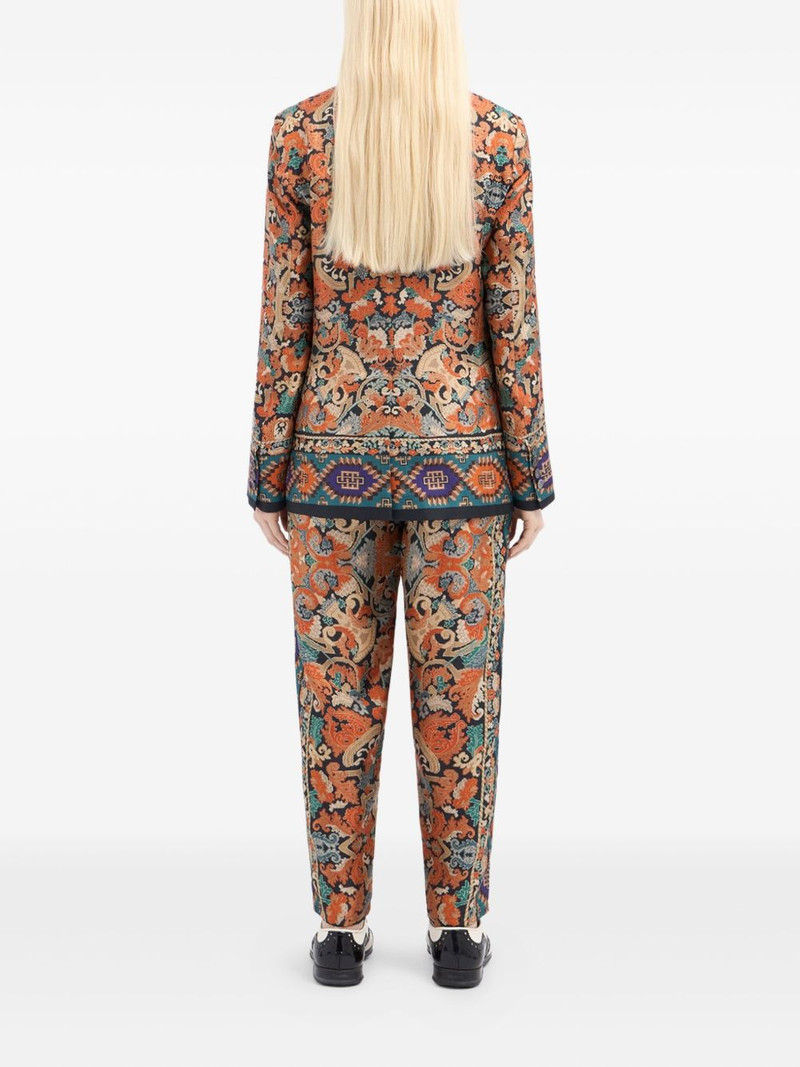 paisley-print single-breasted blazer 3