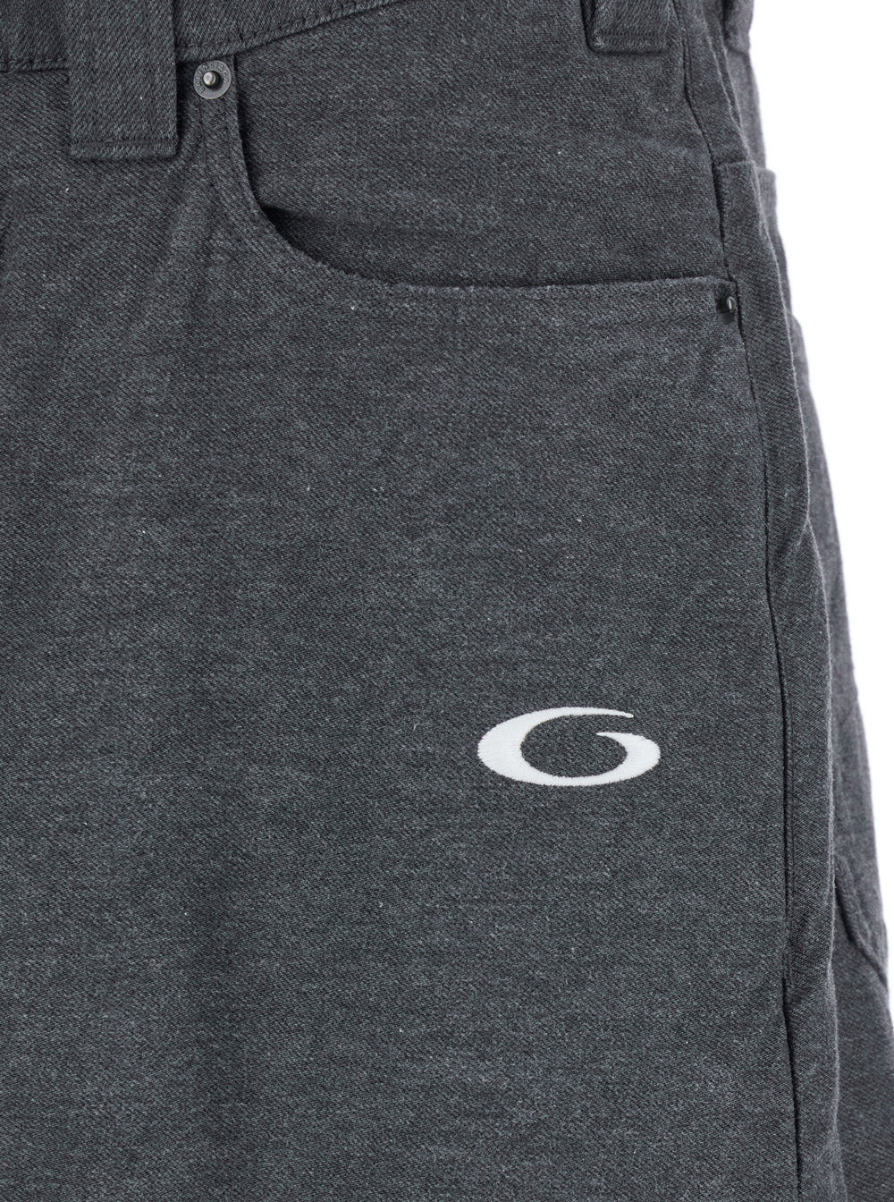 Balenciaga Men Grey Oversize Pants With Logo Detail On The Front And Logo Patch On The Rear In Cotto - 3
