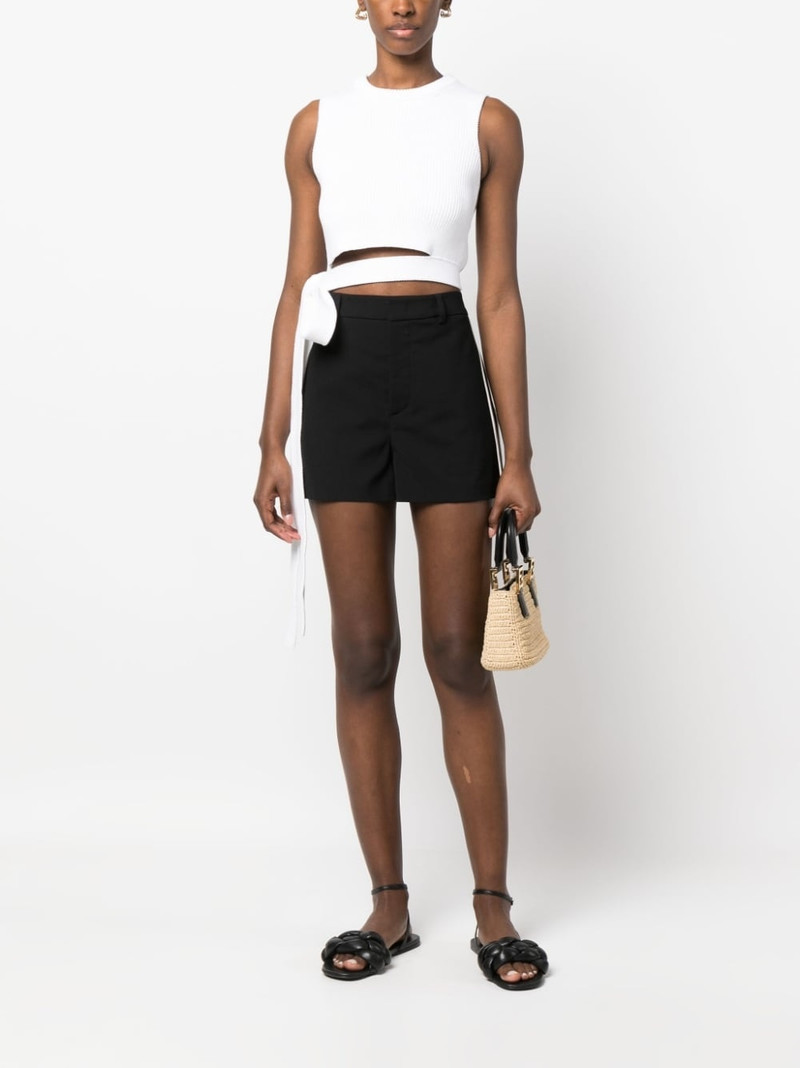 REDValentino side-stripe tailored shorts outlook