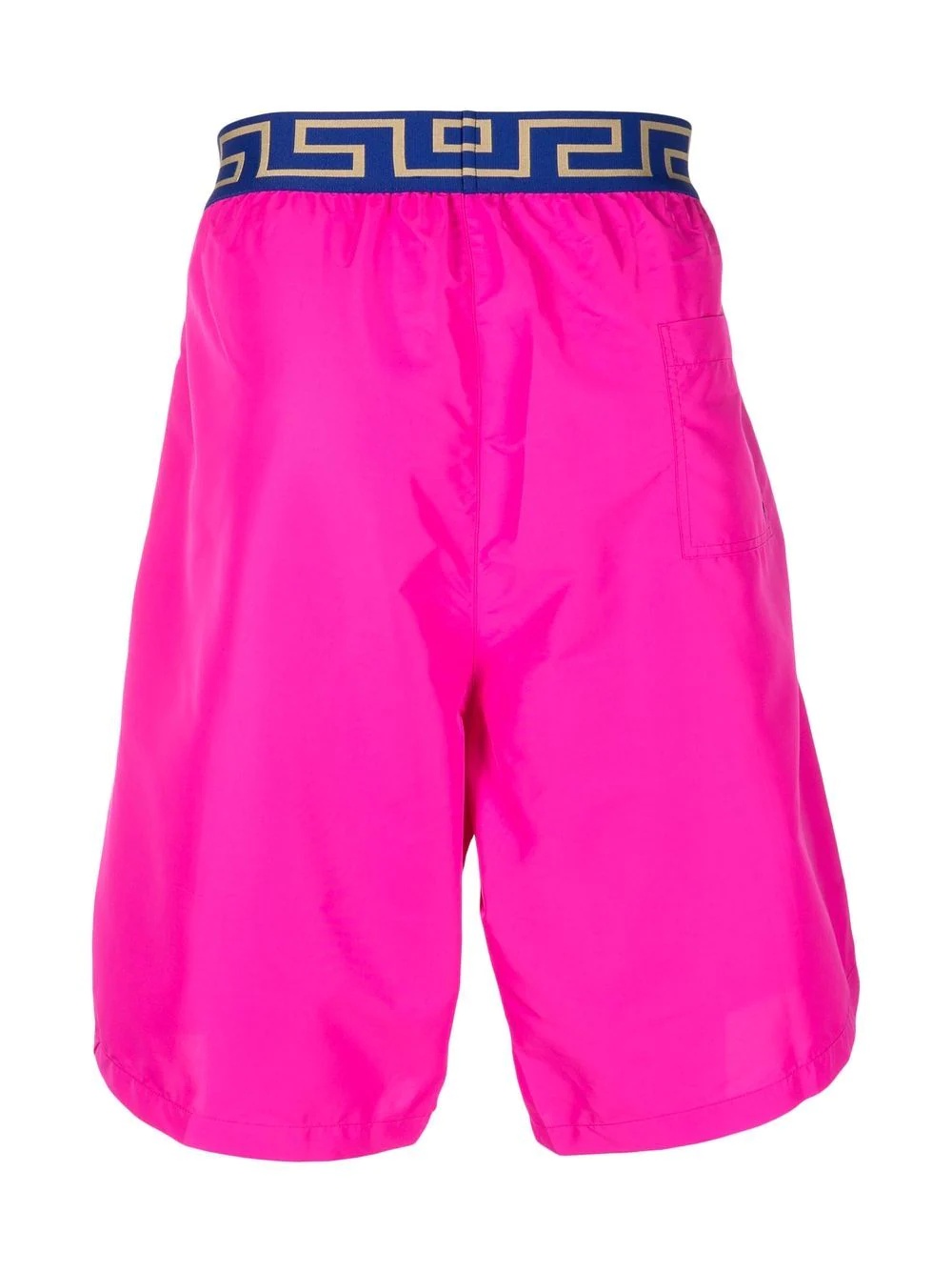 Greca-waistband swim shorts - 2