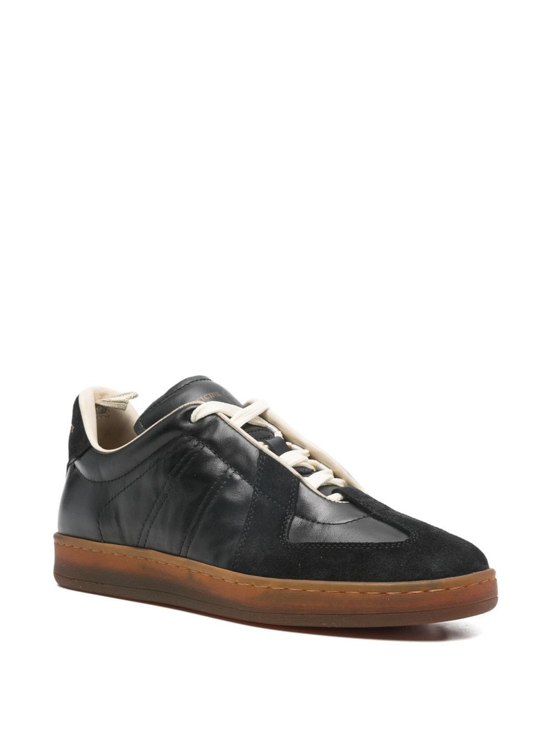 OFFICINE CREATIVE panelled lace-up low-top sneakers outlook