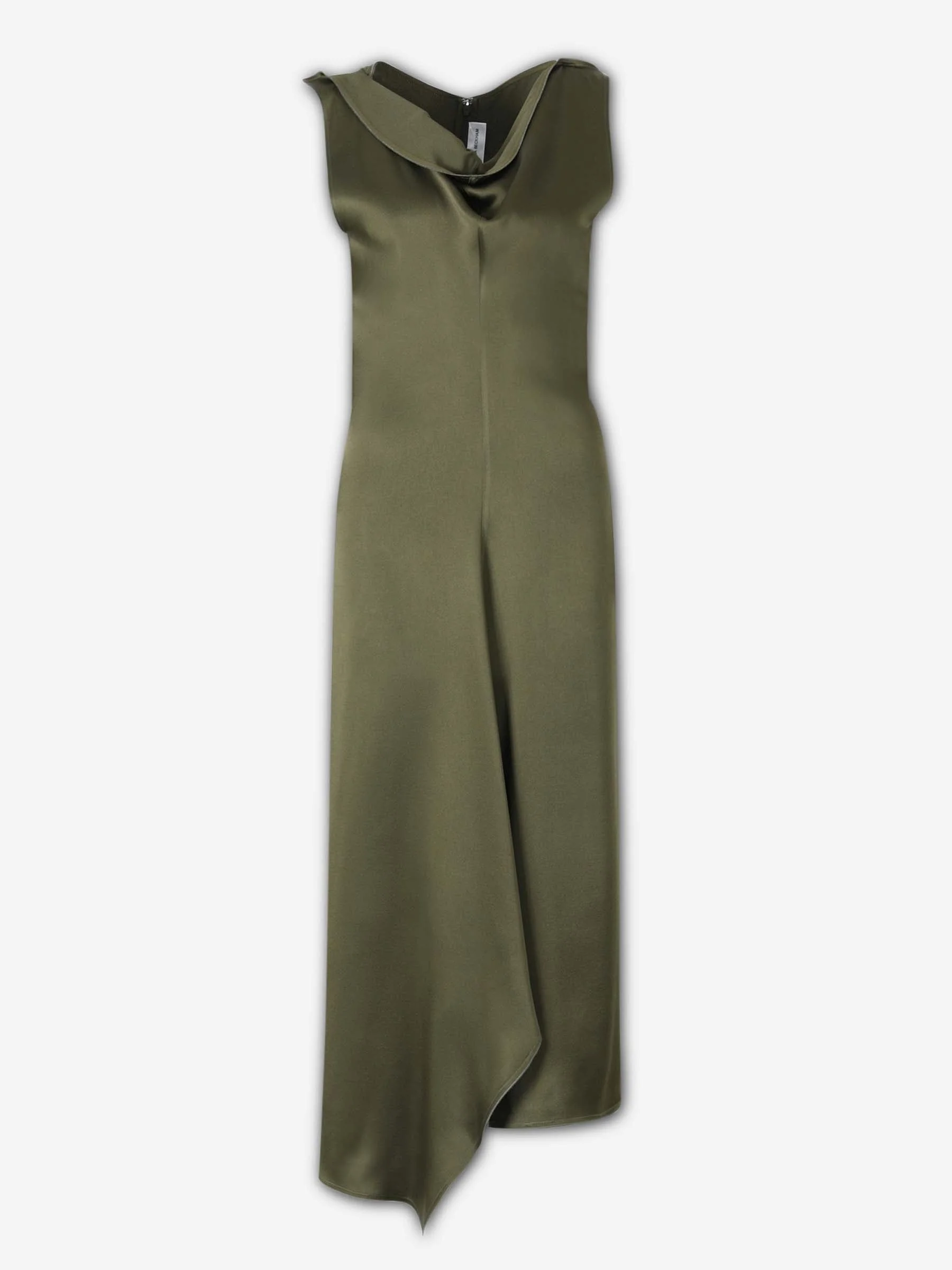 DRAPED MIDI DRESS - 1