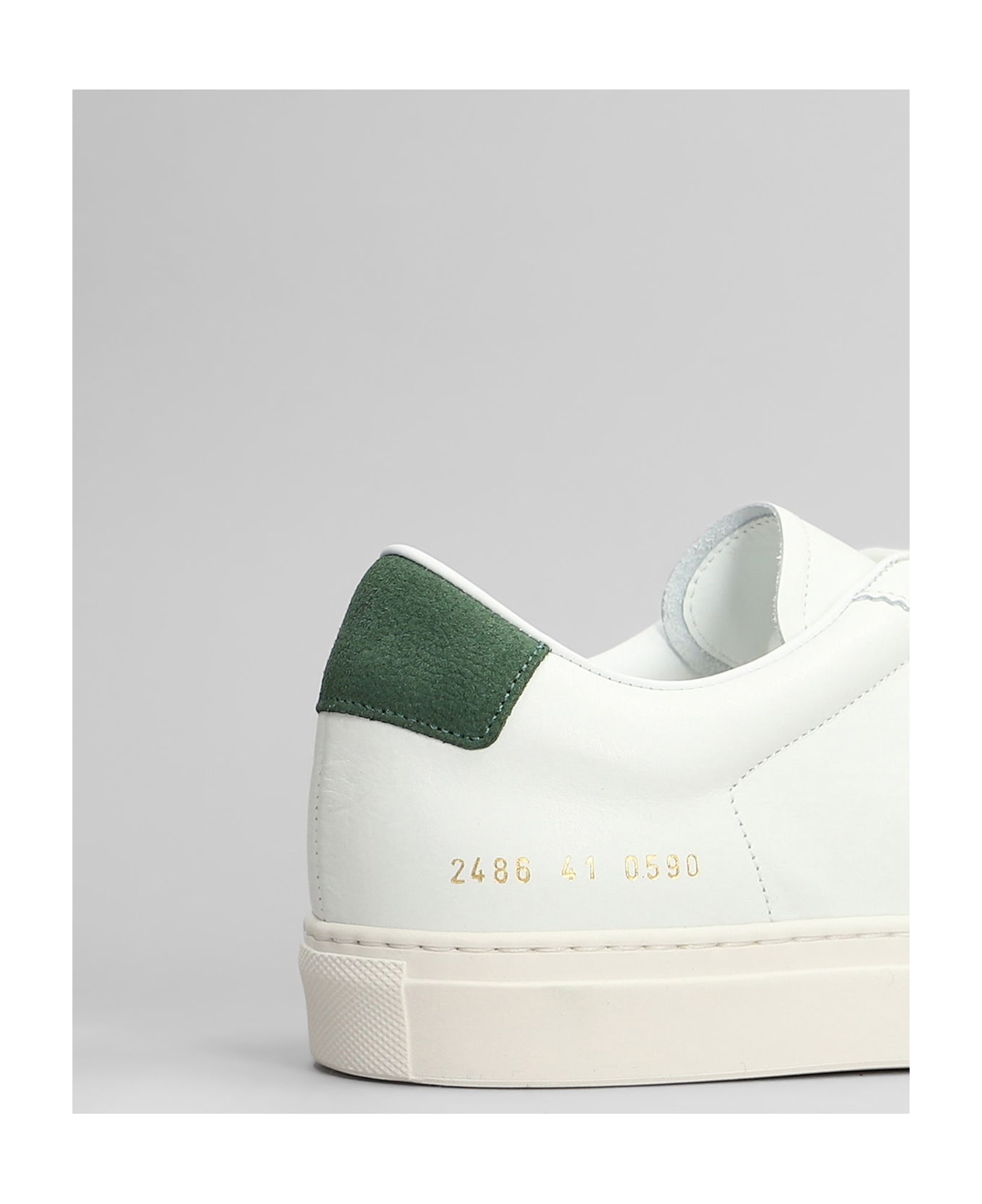 Tennis Classic Sneakers In White Leather - 5