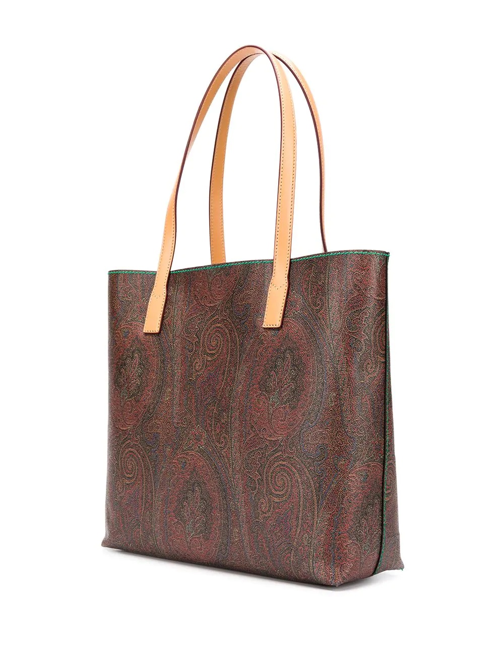 paisley print tote bag - 3