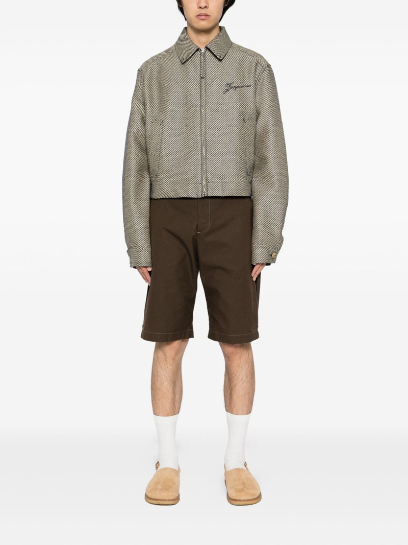 JACQUEMUS Canevas de-Nimes jacket outlook