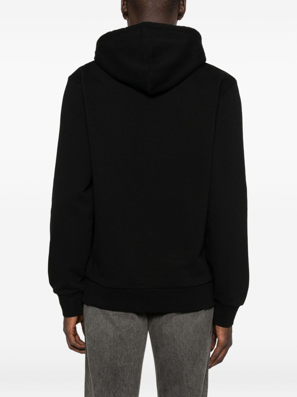 logo-embroidery hoodie - 4