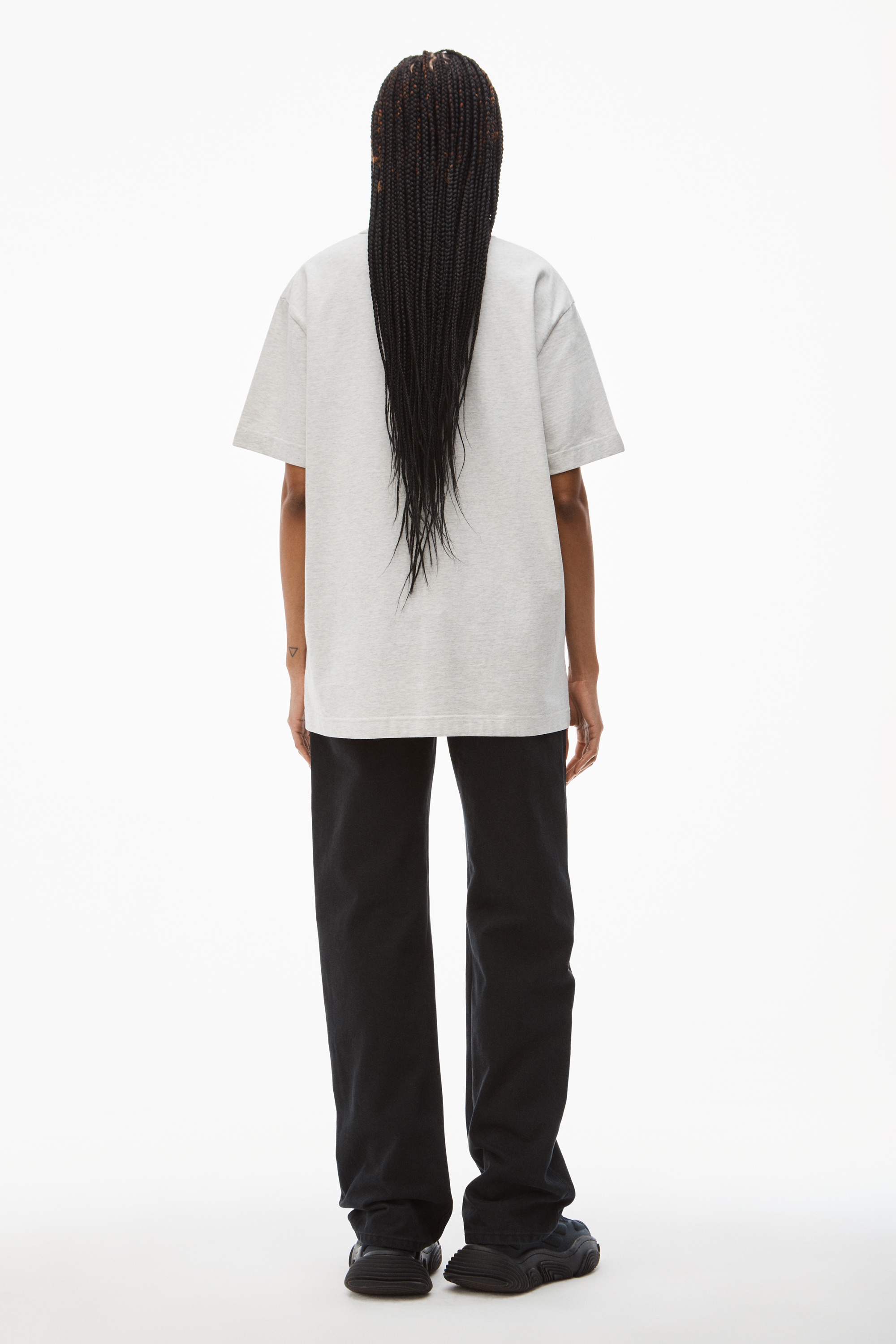NY PUFF GRAPHIC TEE IN COMPACT JERSEY - 4