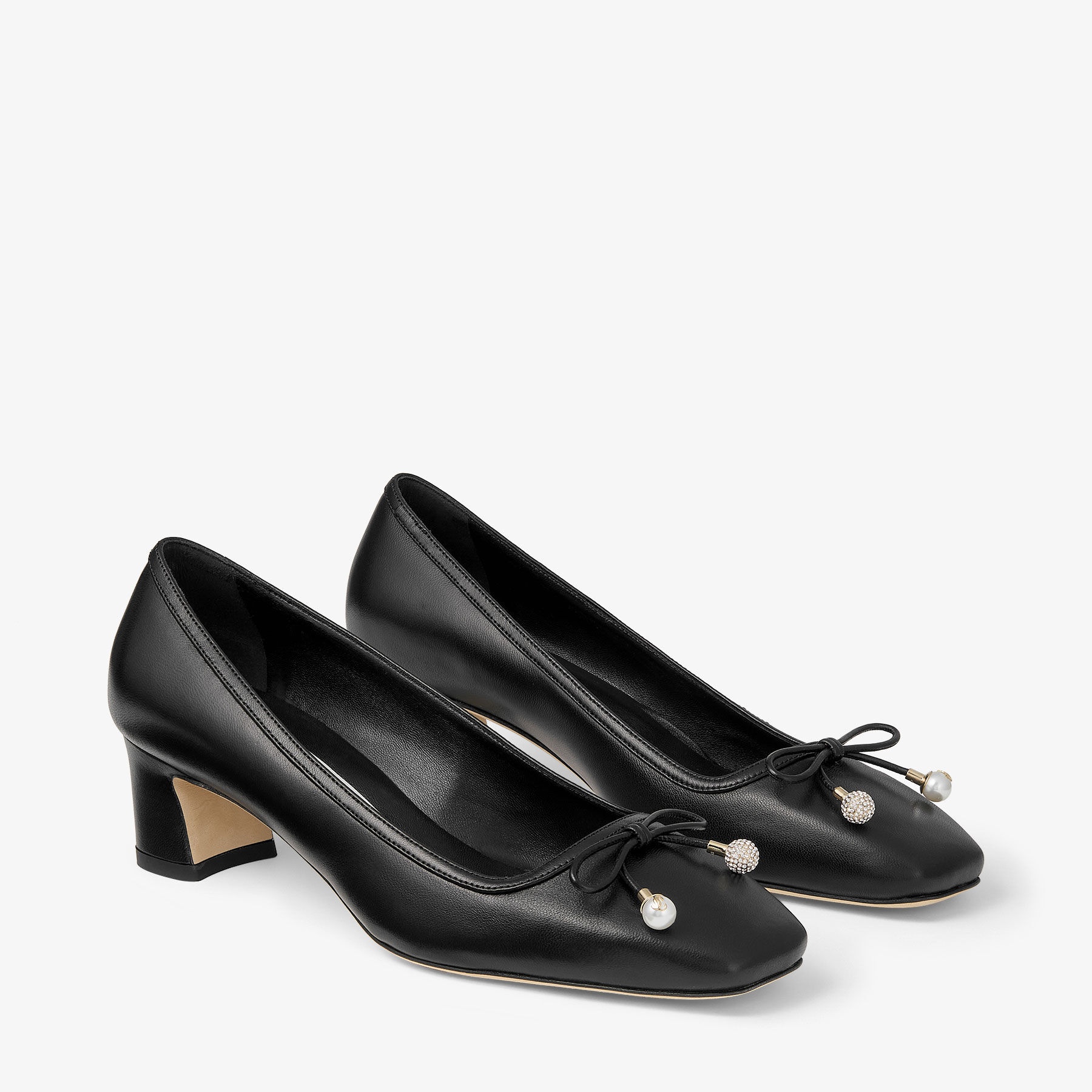 Elme 45
Black Nappa Leather Pumps - 3