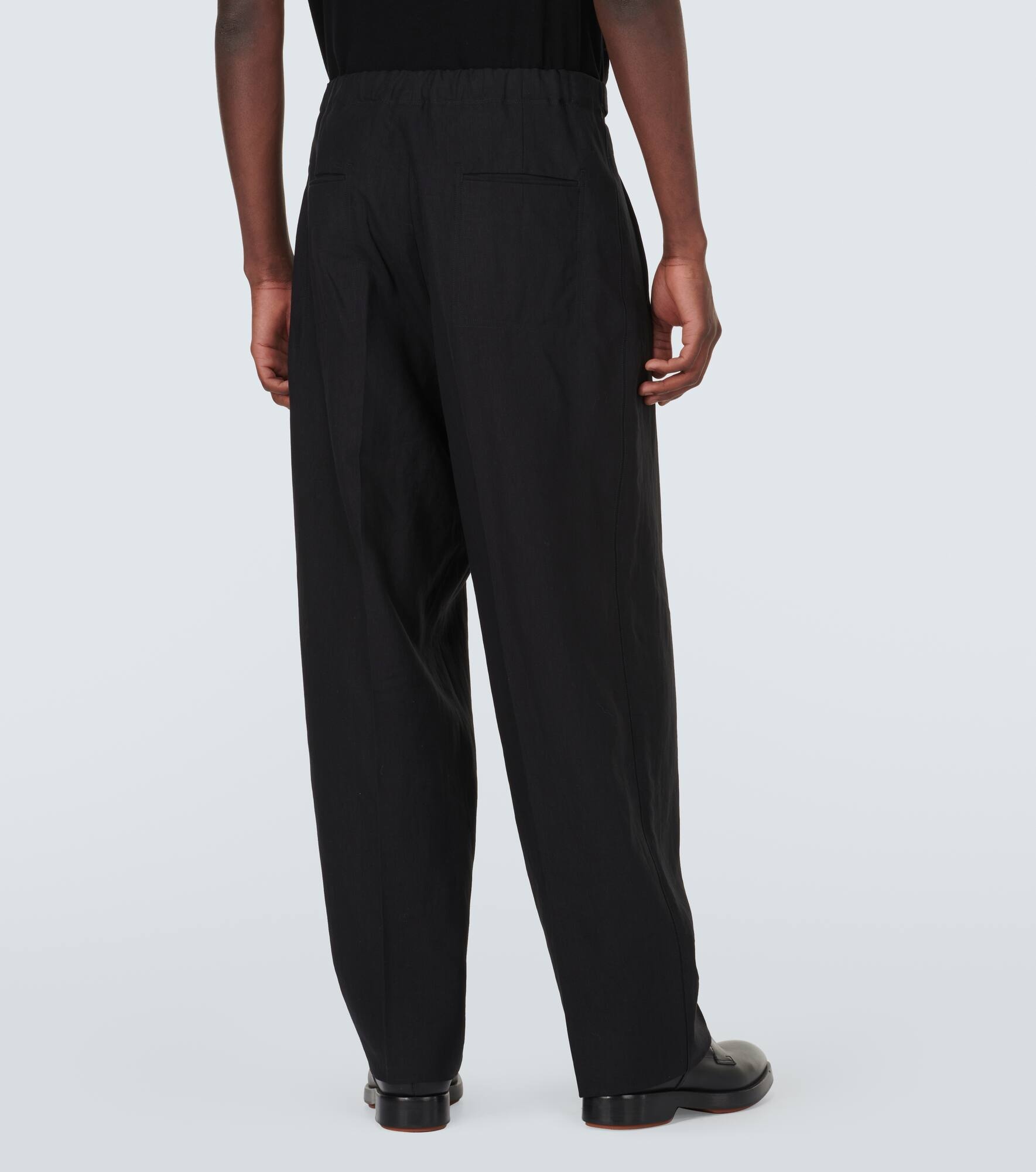 Oasi Lino linen straight pants - 4
