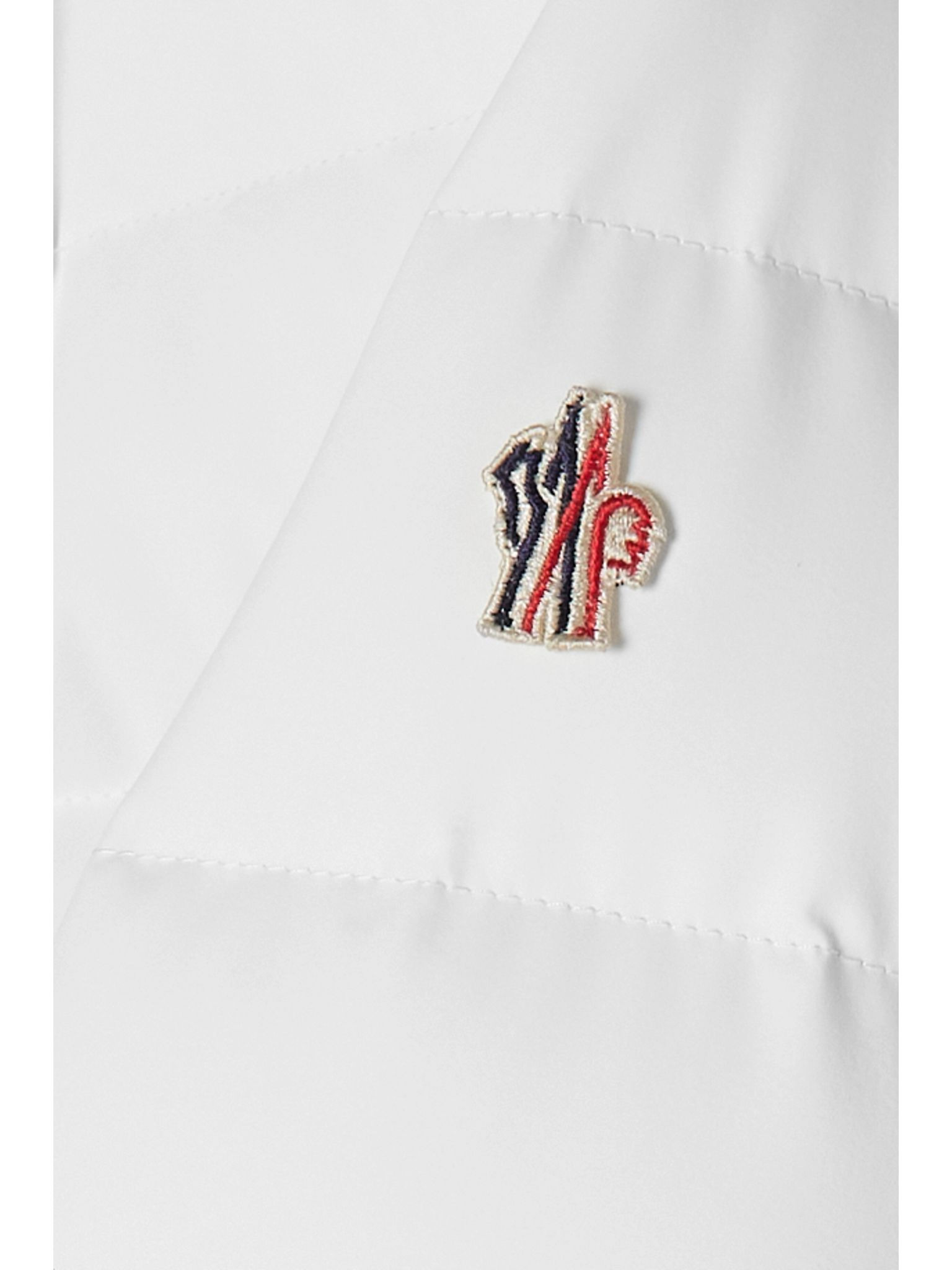 Lamoura hooded faux fur-trimmed quilted down ski jacket White - 4