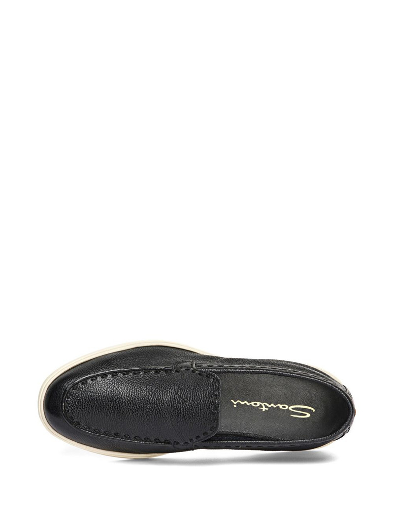 tumbled-leather loafers 4