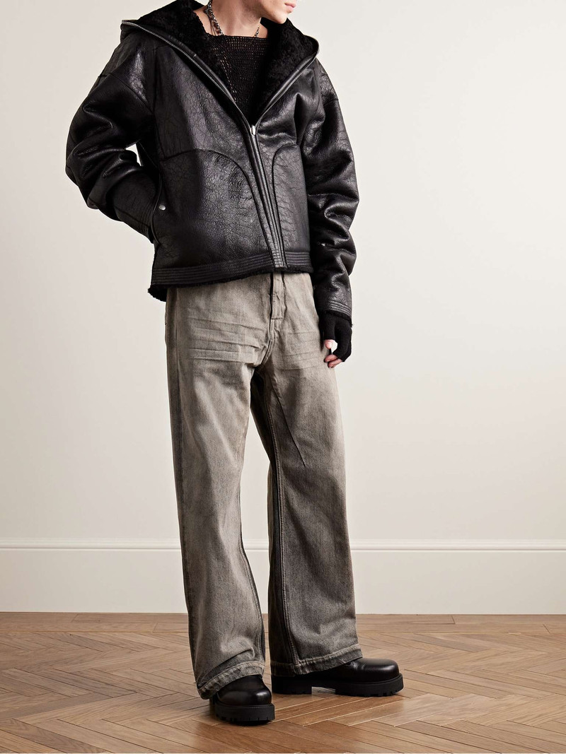 Rick Owens DRKSHDW Geth Wide-Leg Distressed Jeans outlook