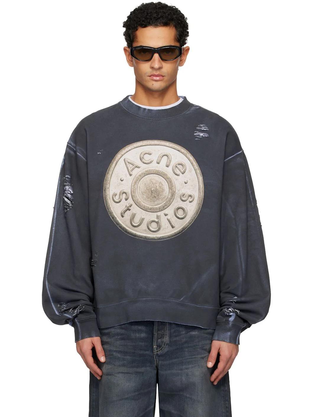 Black Logo Sweatshirt - 1