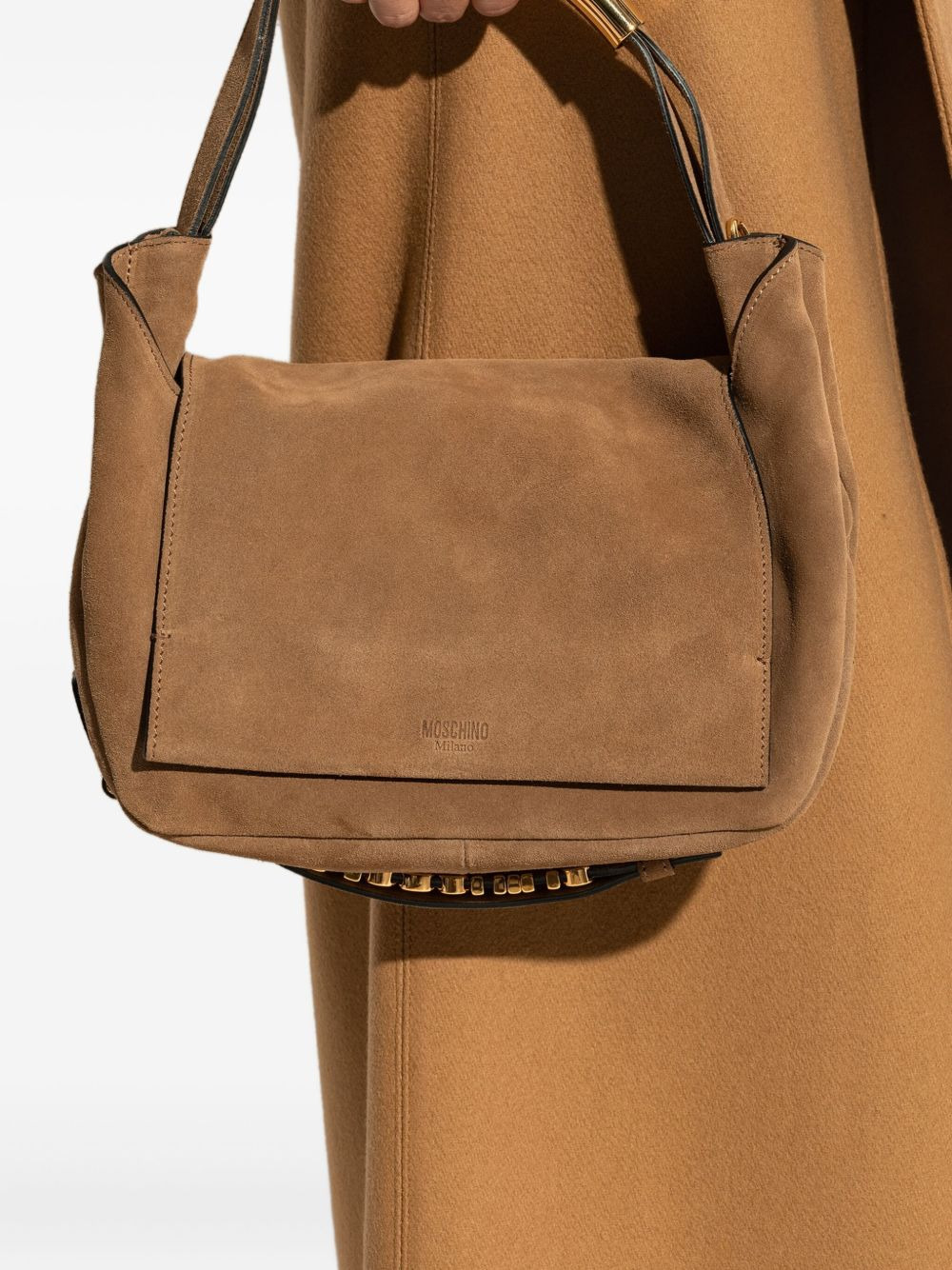 suede tote bag - 2