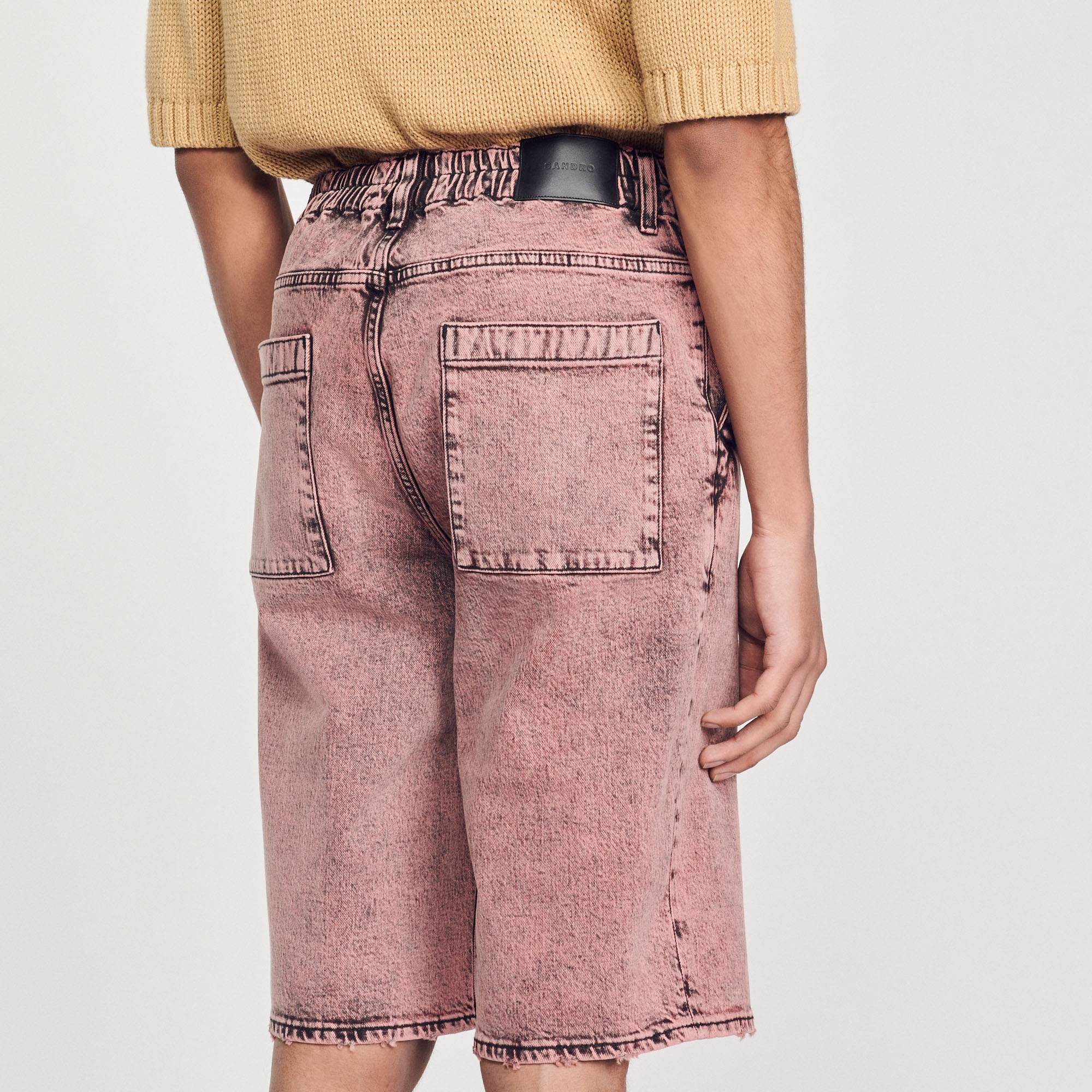 Baggy denim shorts - 4