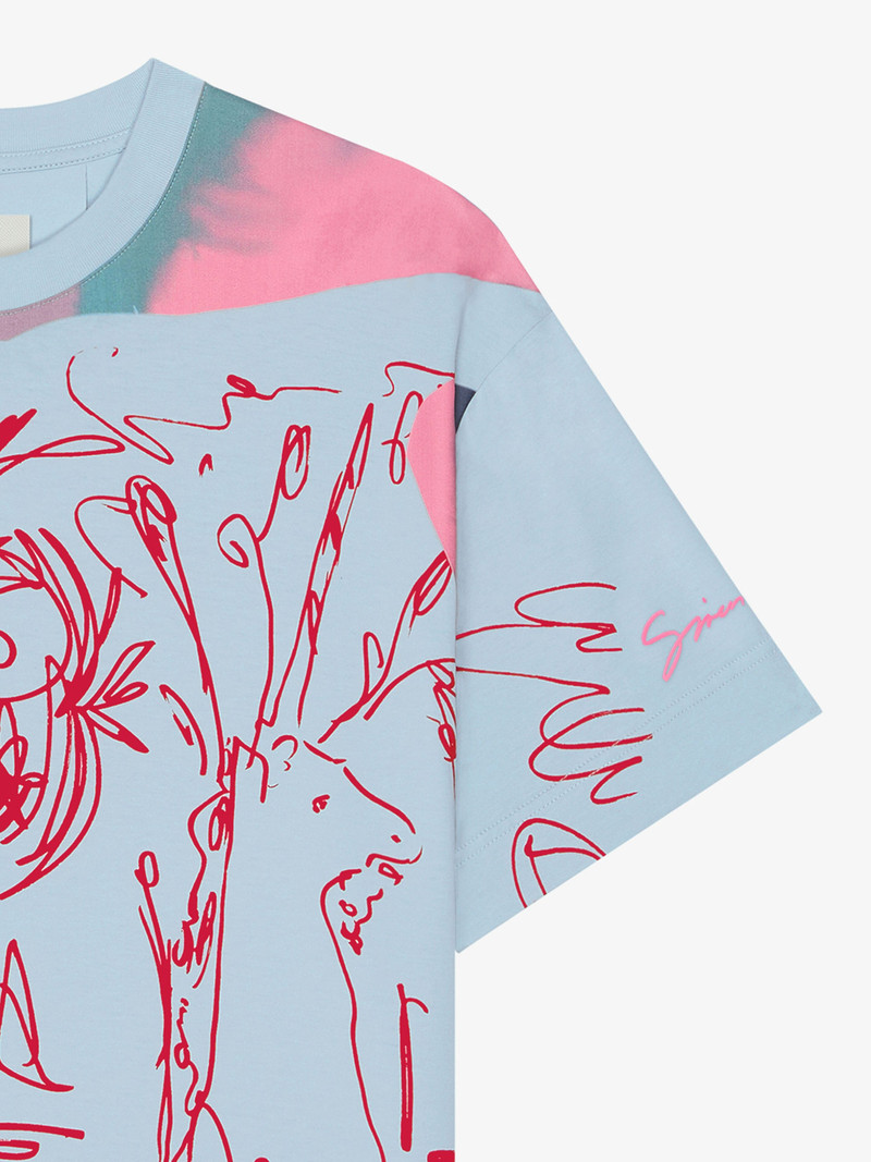 PRINTED MULTICOLOR T-SHIRT IN COTTON 4