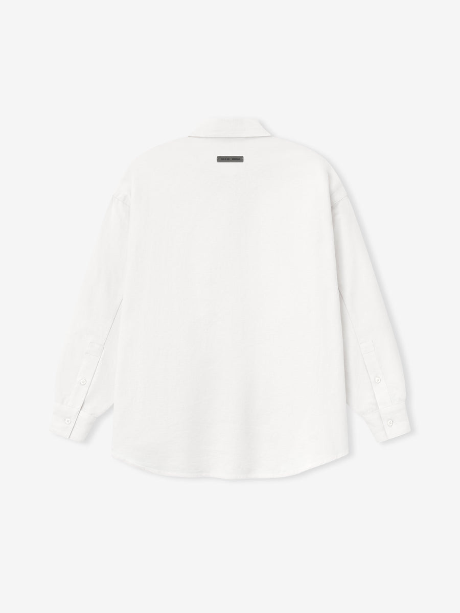 Womens Relaxed Oxford Shirt - 4