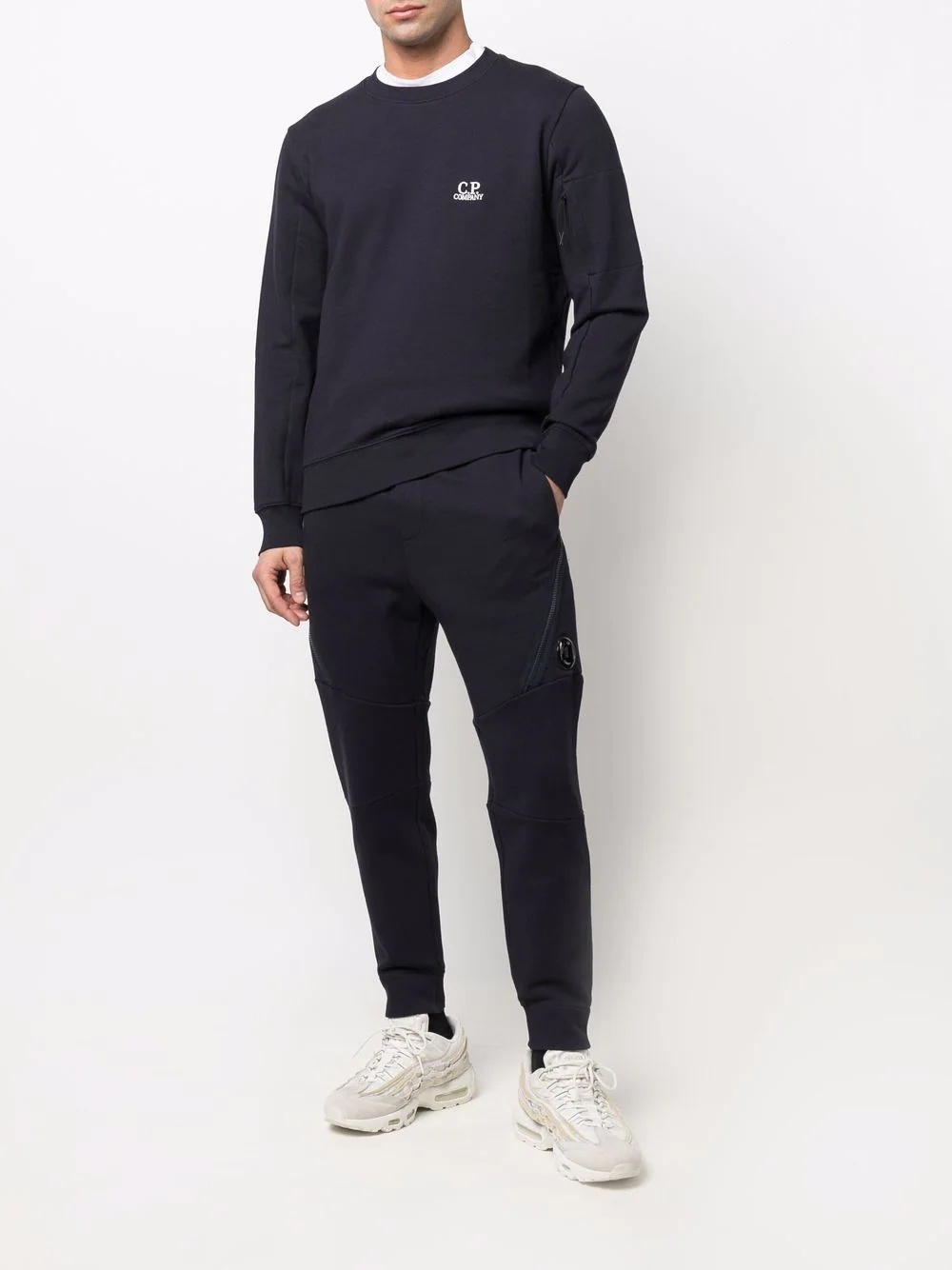 Lens-detail tapered track pants - 2