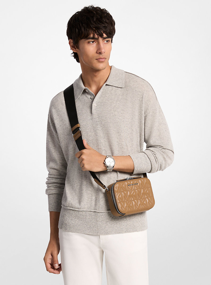 Hudson Logo Embossed Crossbody Bag 3