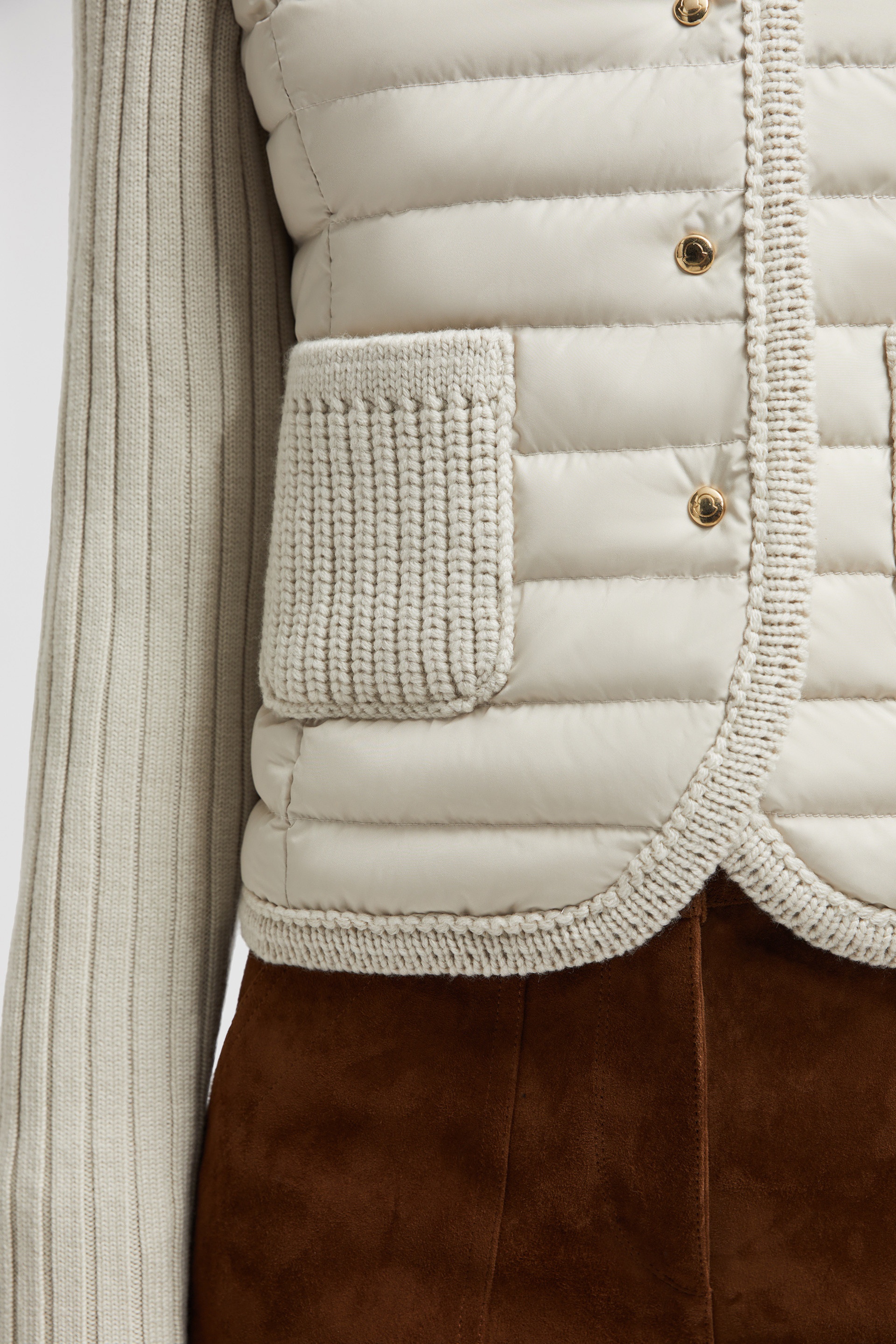 Padded Wool Cardigan - 6