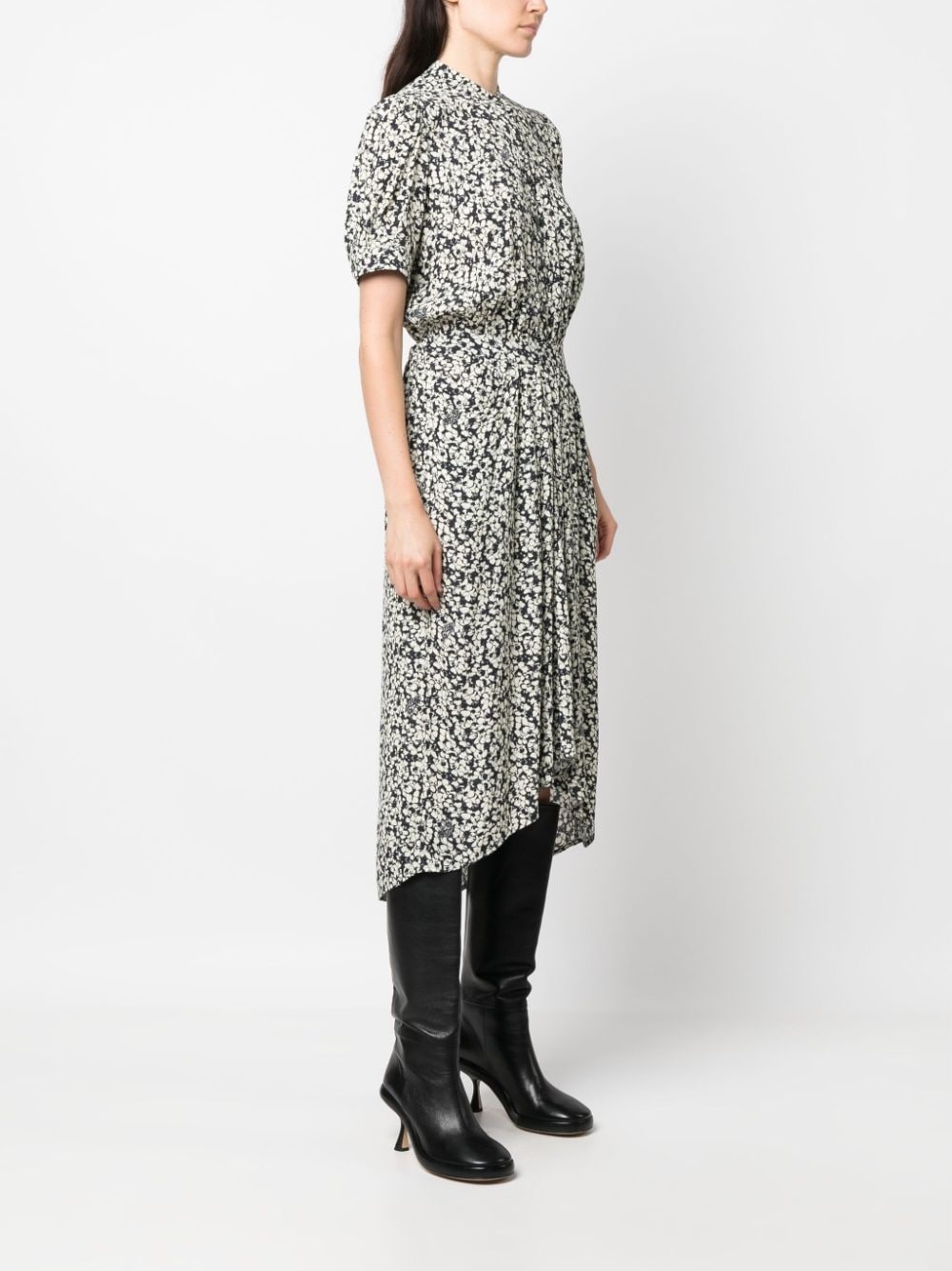 Rima floral-print midi dress - 3