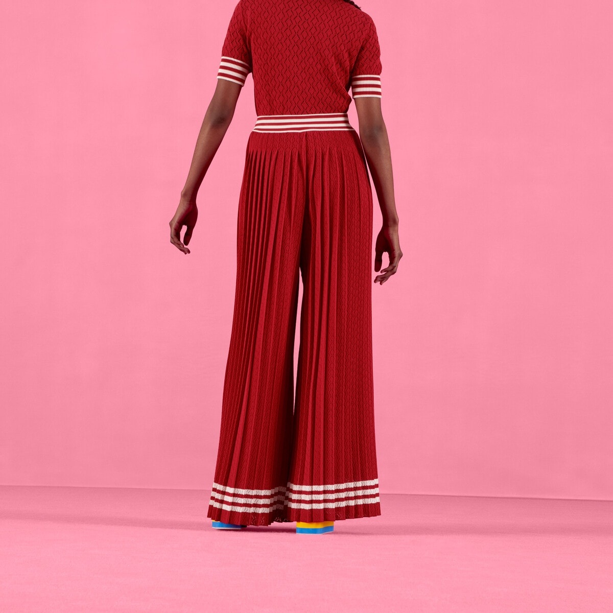 adidas x Gucci wide pants - 7
