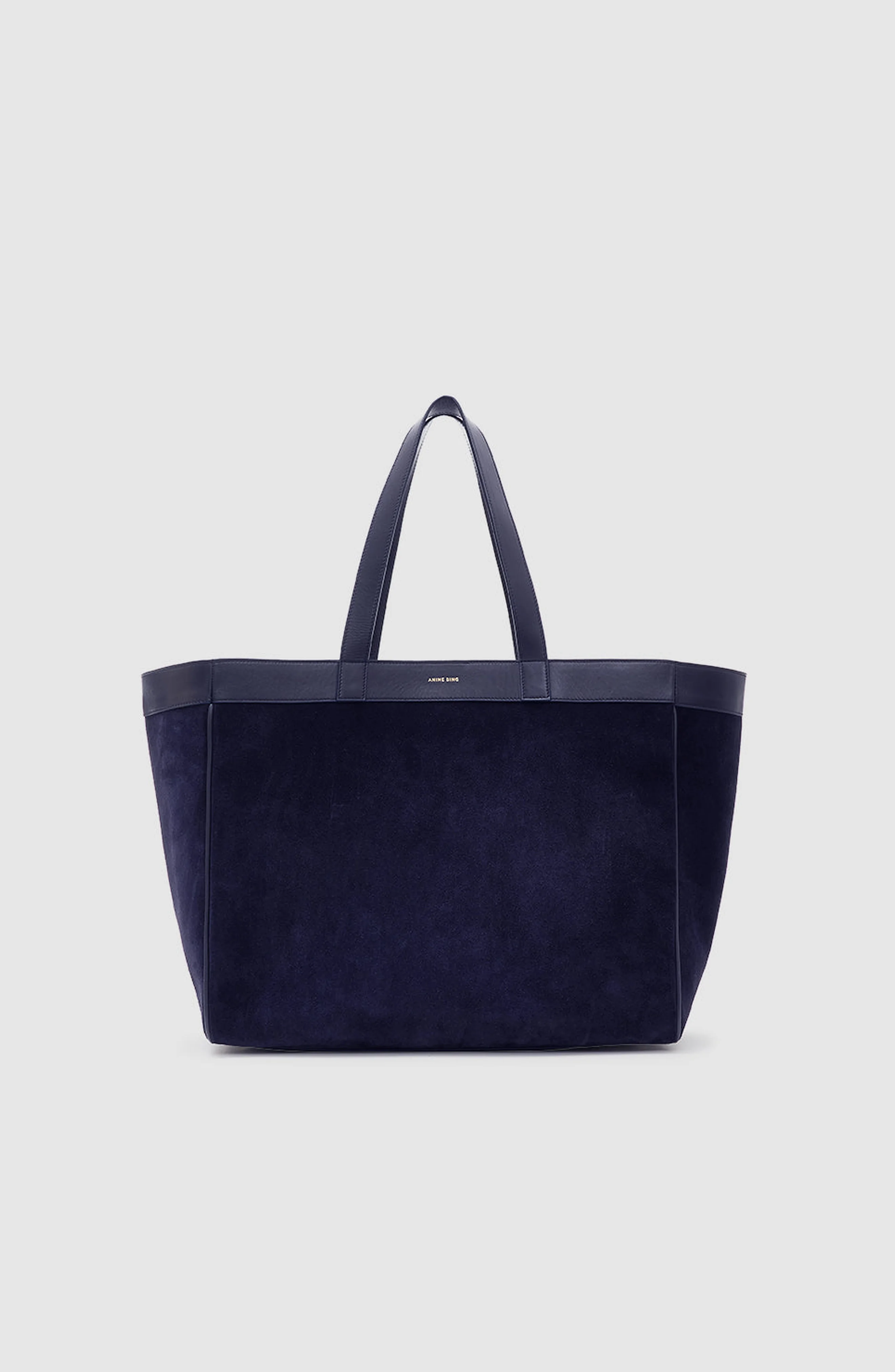 ANINE BING Rio Medium Tote in Navy Suede at Nordstrom - 1