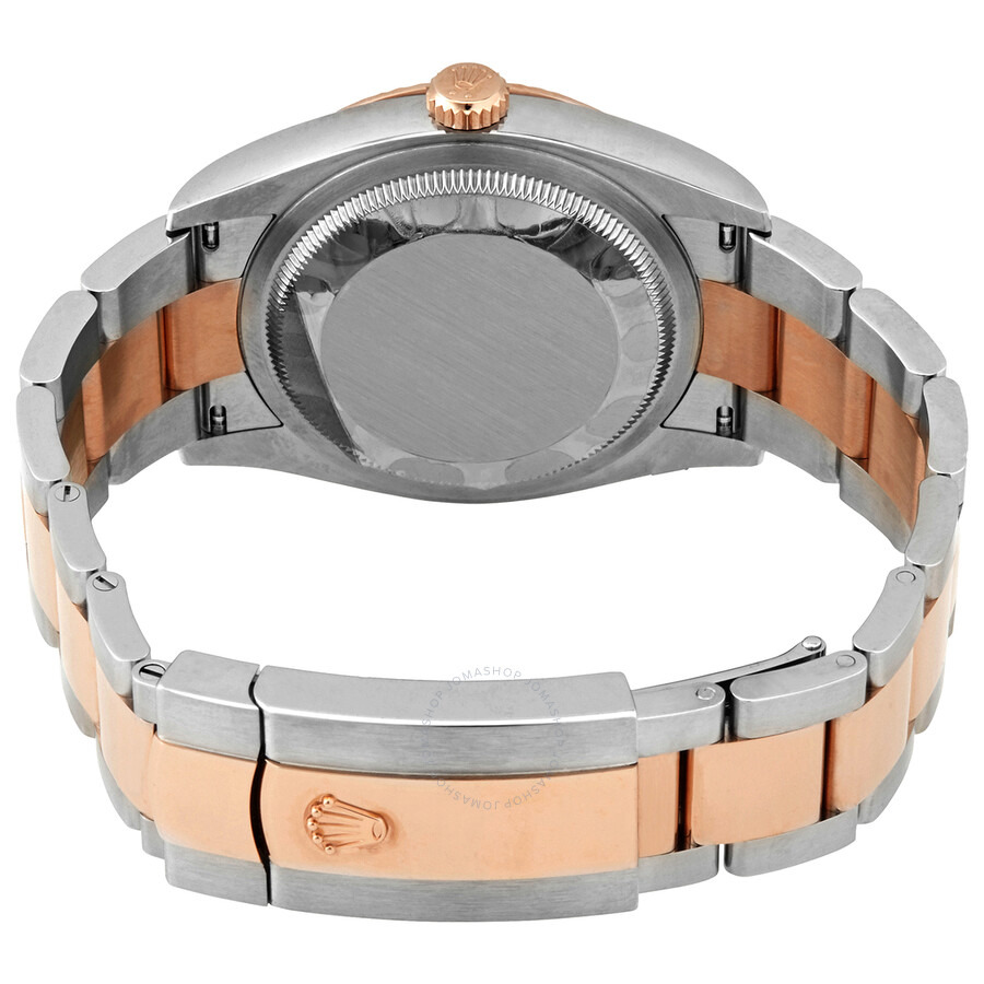 Rolex Datejust 36 Automatic Mother of Pearl Diamond Dial Men's Steel and 18kt Everose Gold Oyster Wa - 3