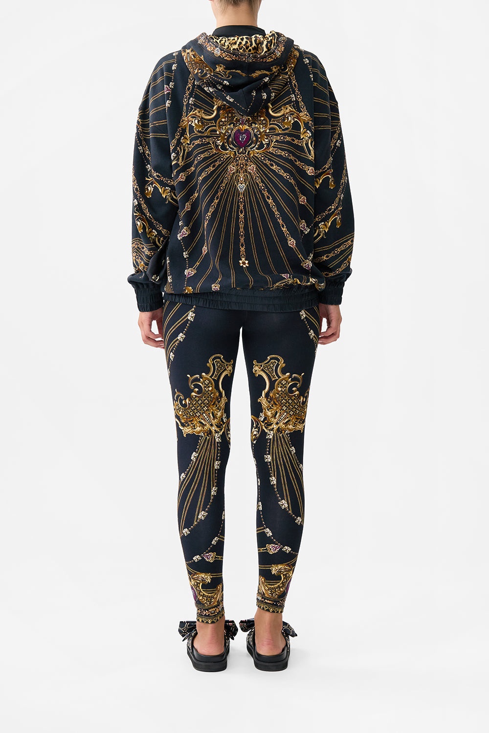 SILK BAND OVERSIZED HOODIE WITH POCKETS - 9