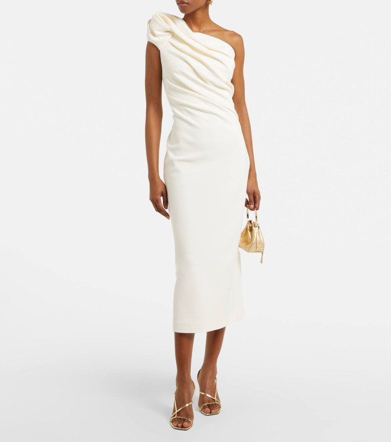 Safiyaa Granalle draped crêpe cocktail dress outlook