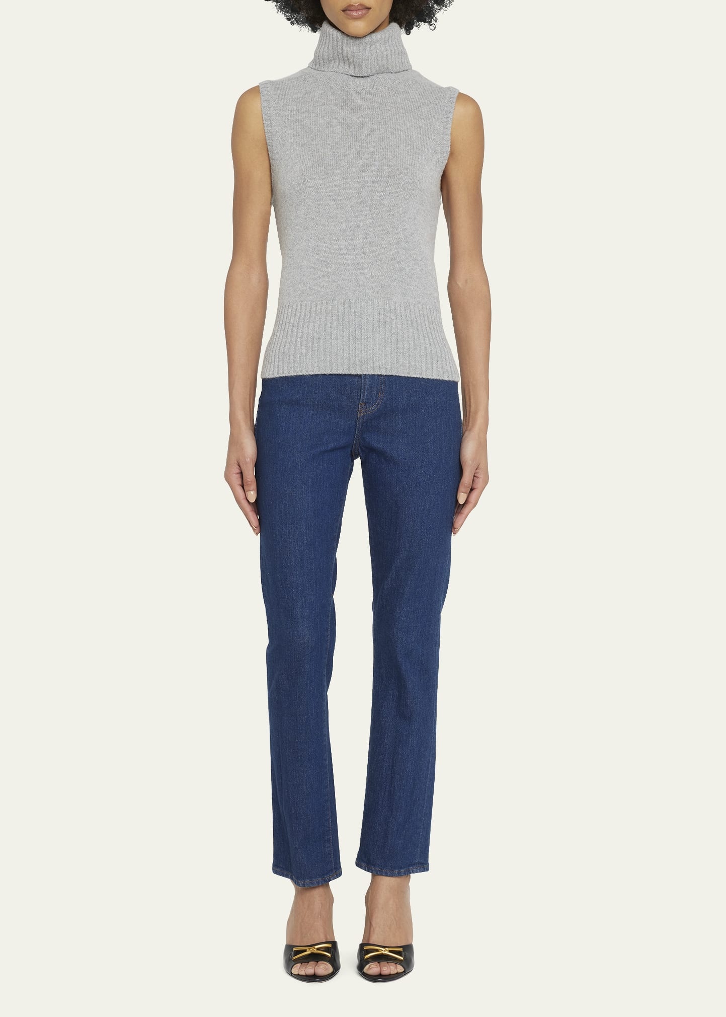 Mazzy Cashmere Turtleneck Shell - 2