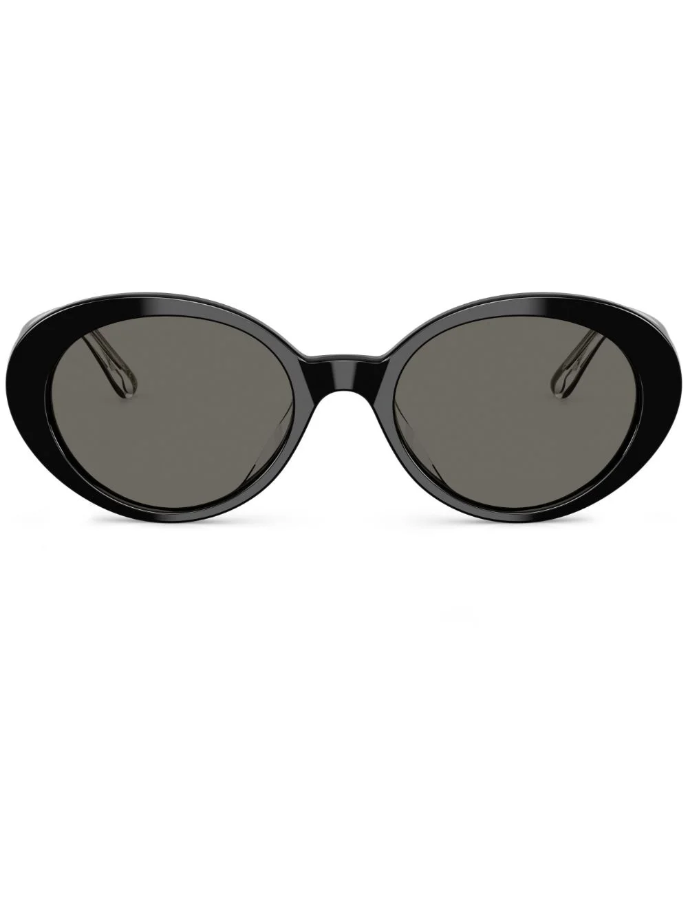 oval-frame sunglasses - 1