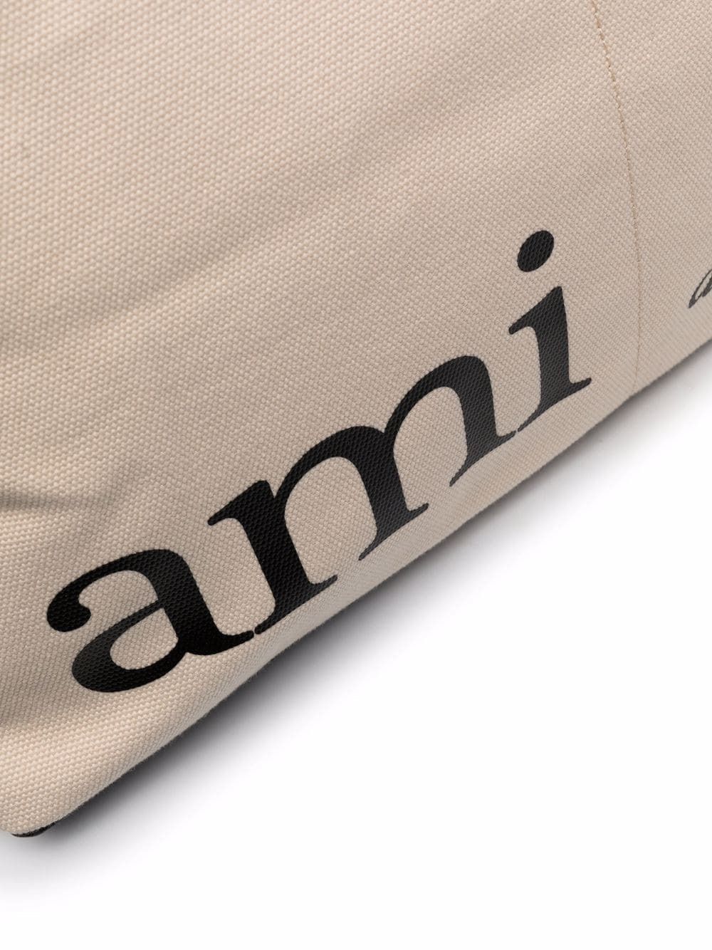 canvas logo-print tote bag - 4