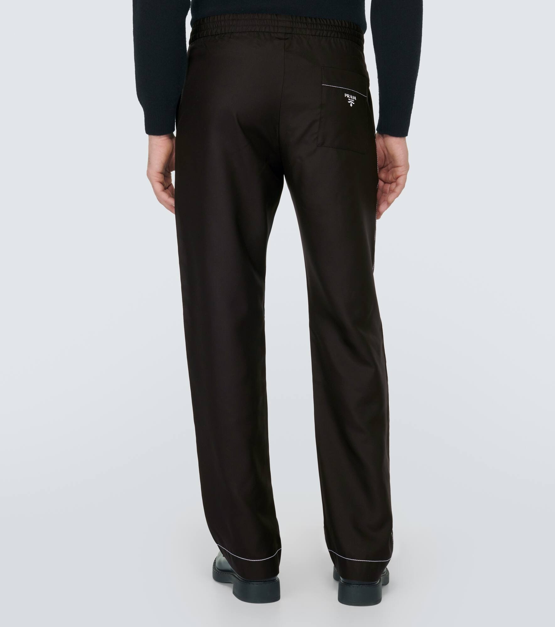 Silk straight pants - 4