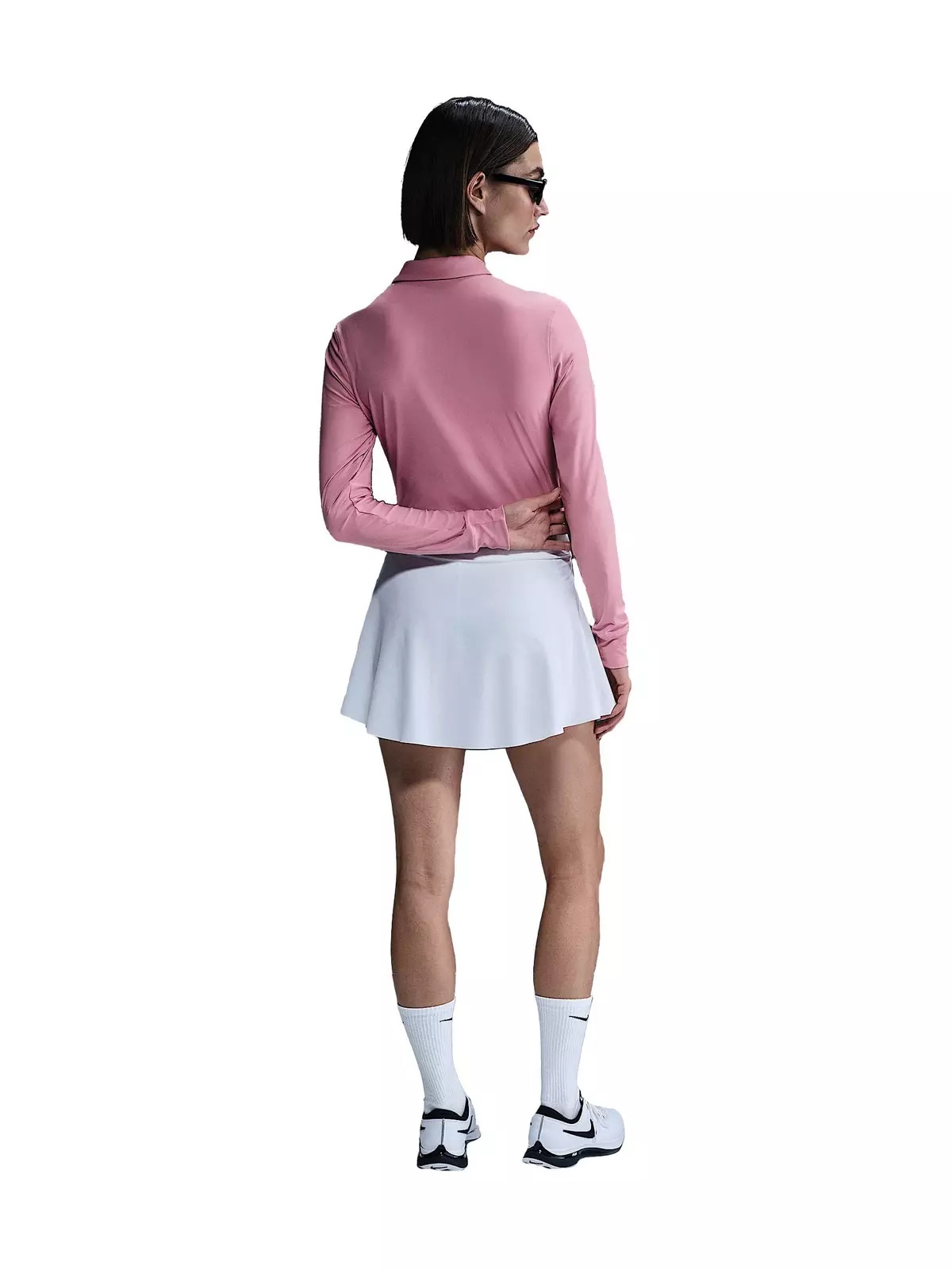 Women's Victory Dri-FIT Long-Sleeve Polo - Pink - 5