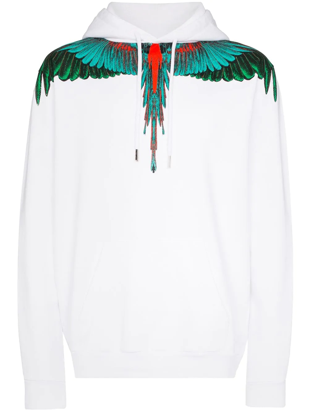 Wings print hoodie - 1