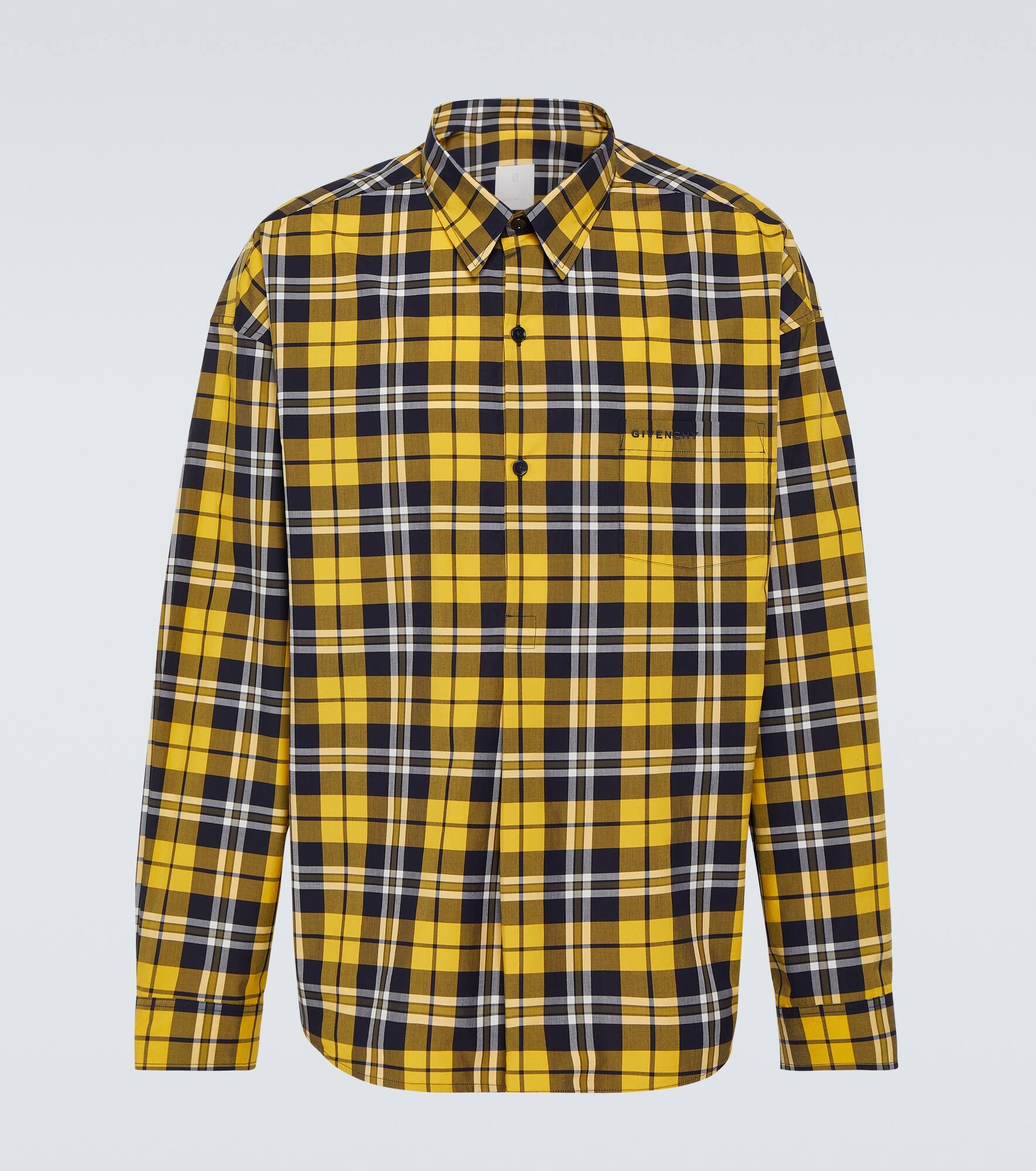 Checked cotton shirt - 1