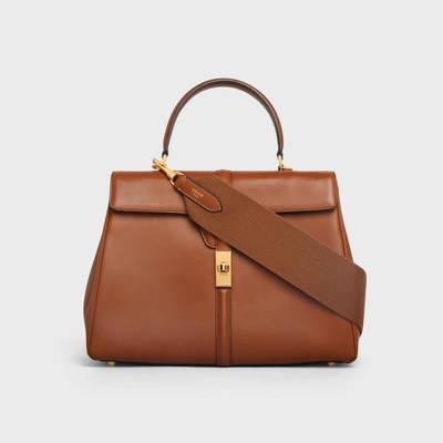 CELINE Short Strap in textile and calfskin outlook