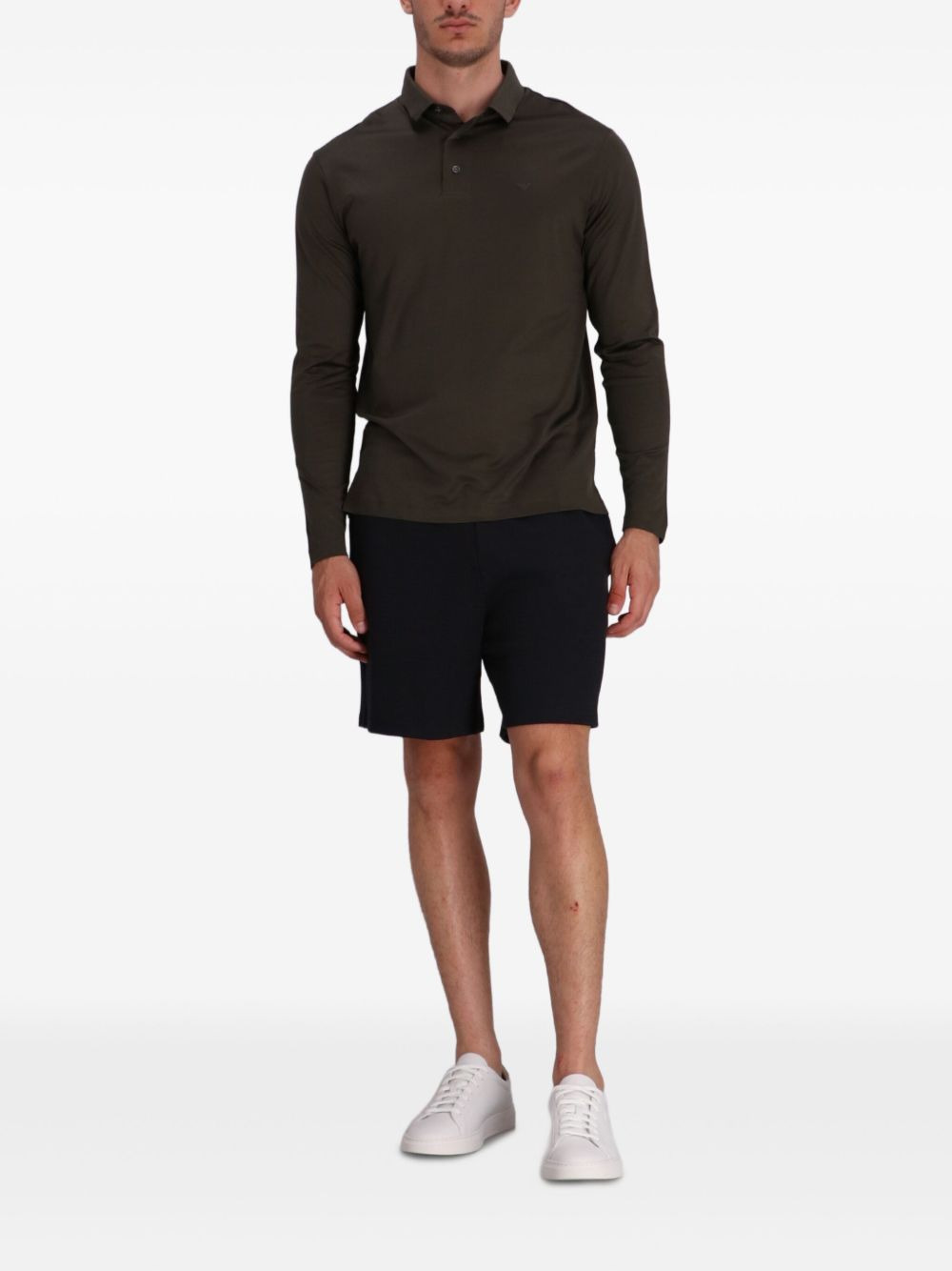 long-sleeve polo shirt - 2