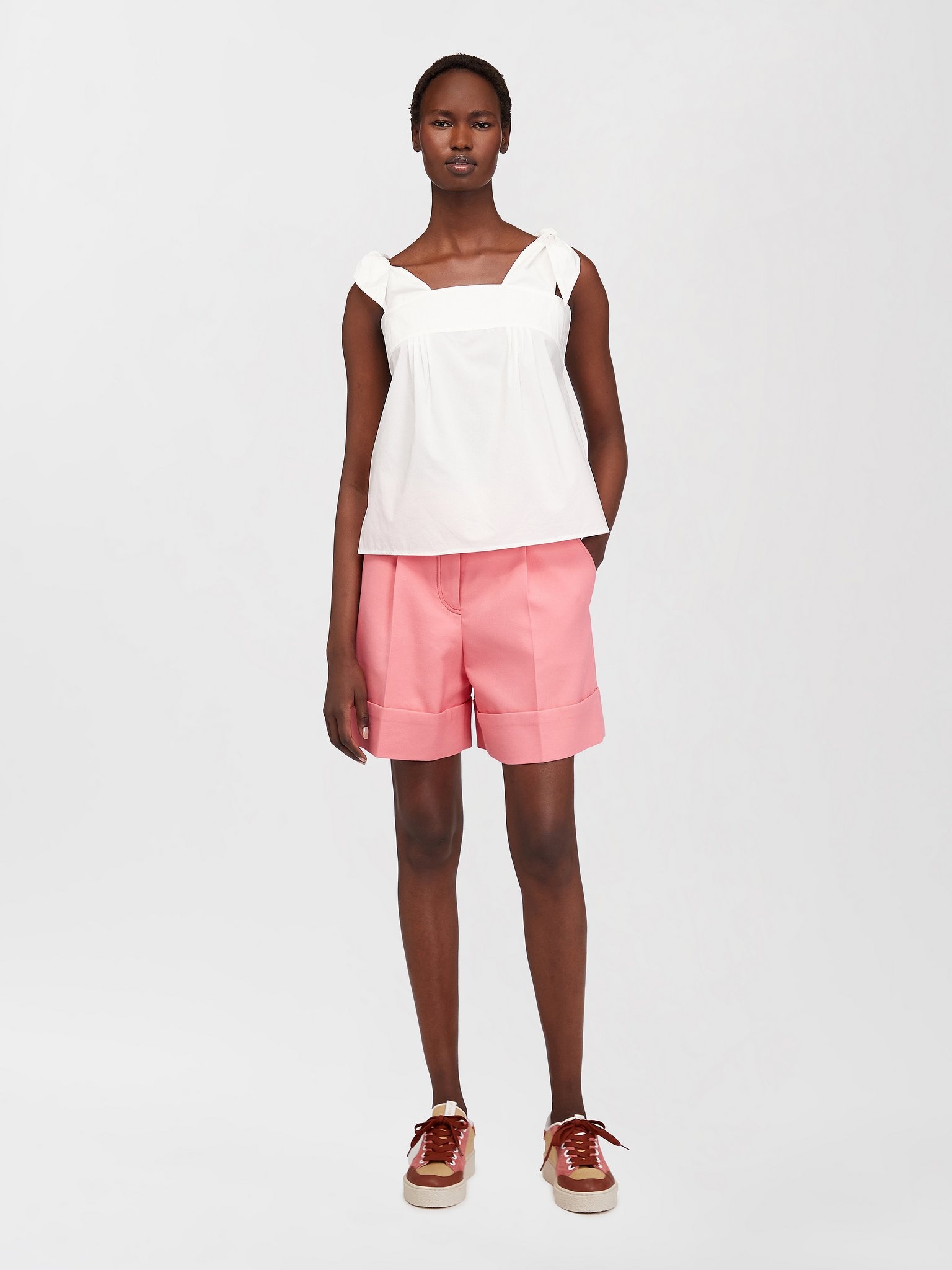 CUFFED BERMUDA SHORTS - 4