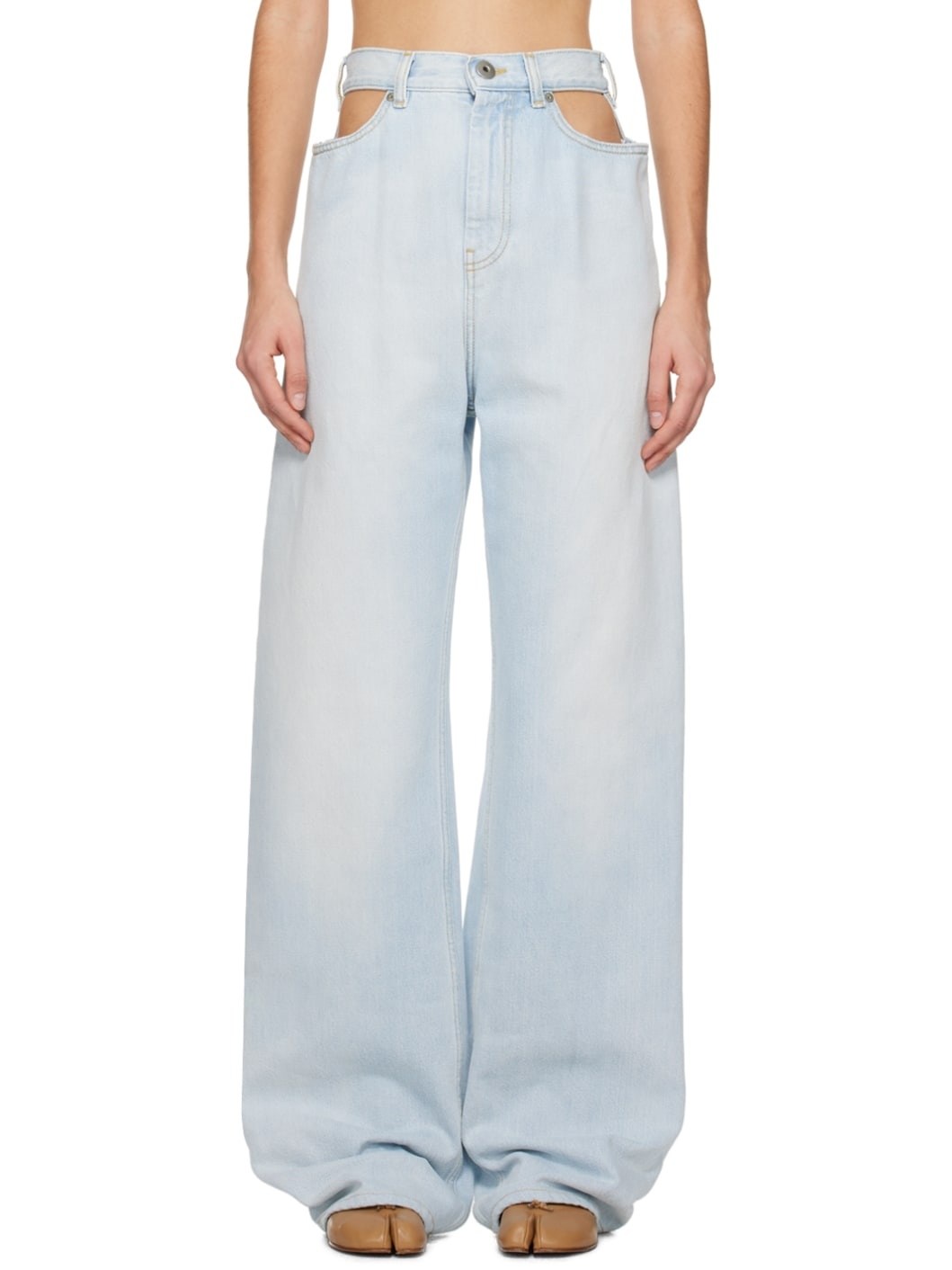Blue Décortiqué Jeans - 1