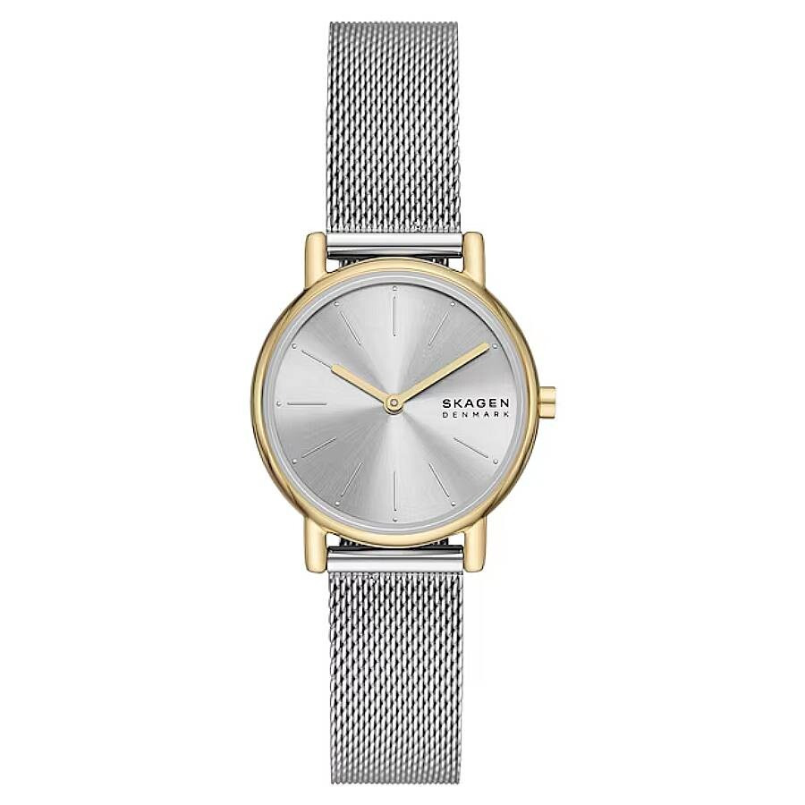 Skagen - Skagen Signatur Lille Quartz White Dial Ladies Watch and Bracelet Set SKW3153SET - 1
