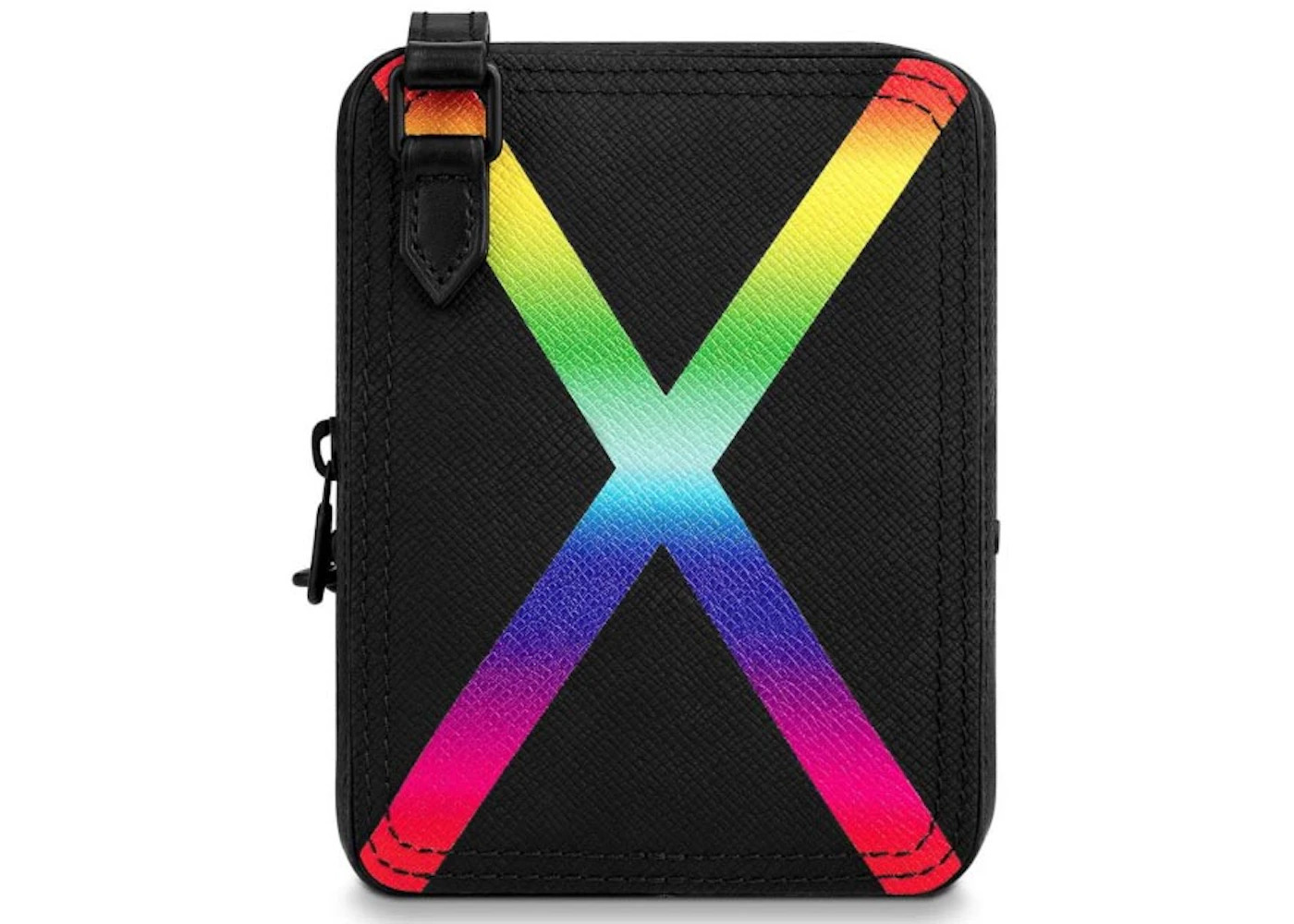 Louis Vuitton Danube Messenger Taiga Black/Rainbow - 2